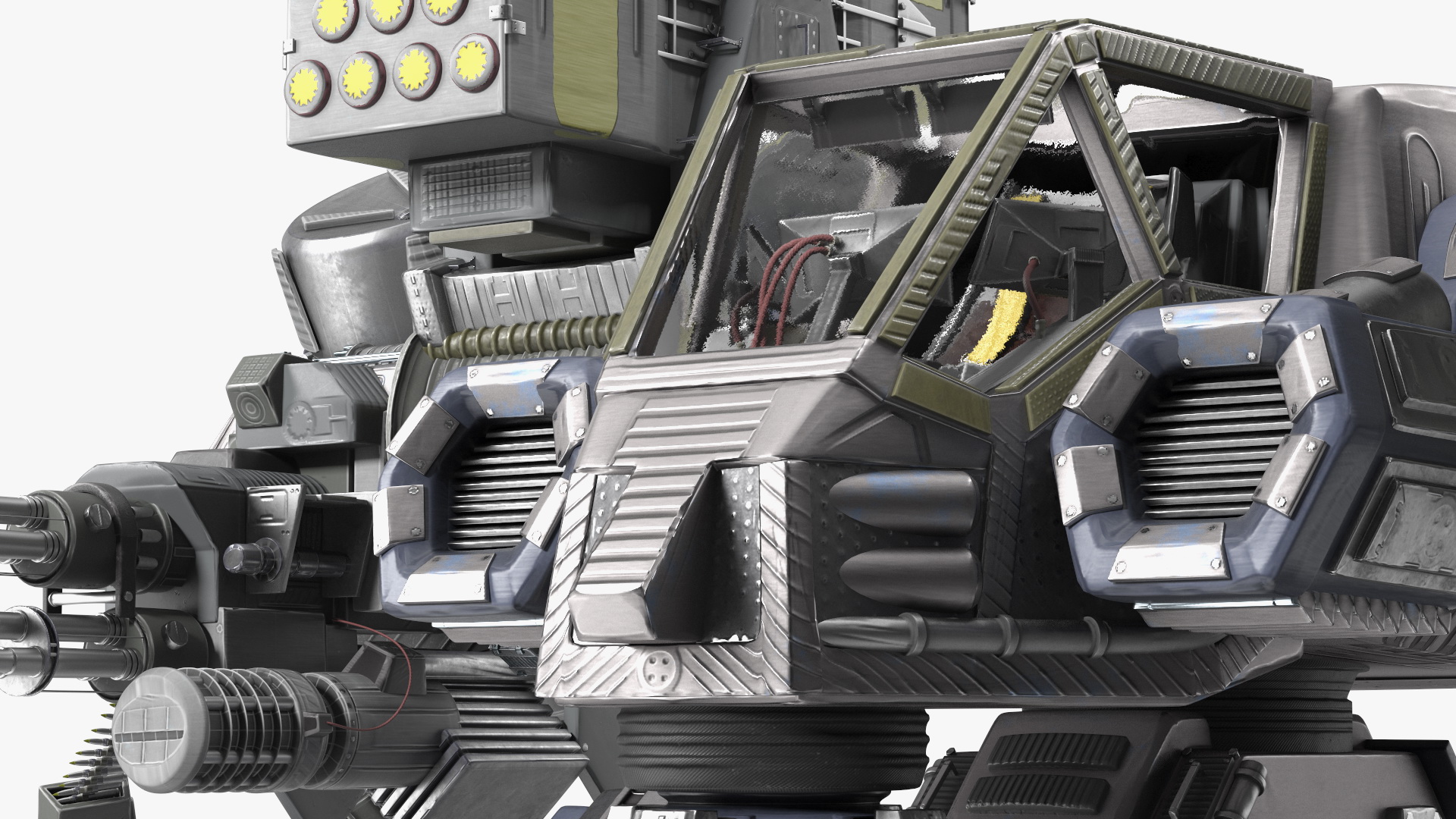 3D Large Walking War Robot model