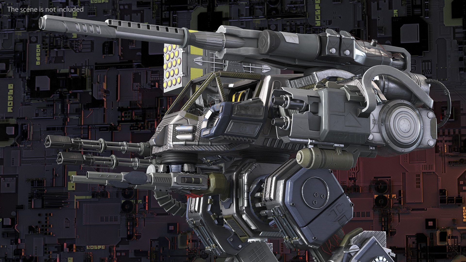 3D Large Walking War Robot model