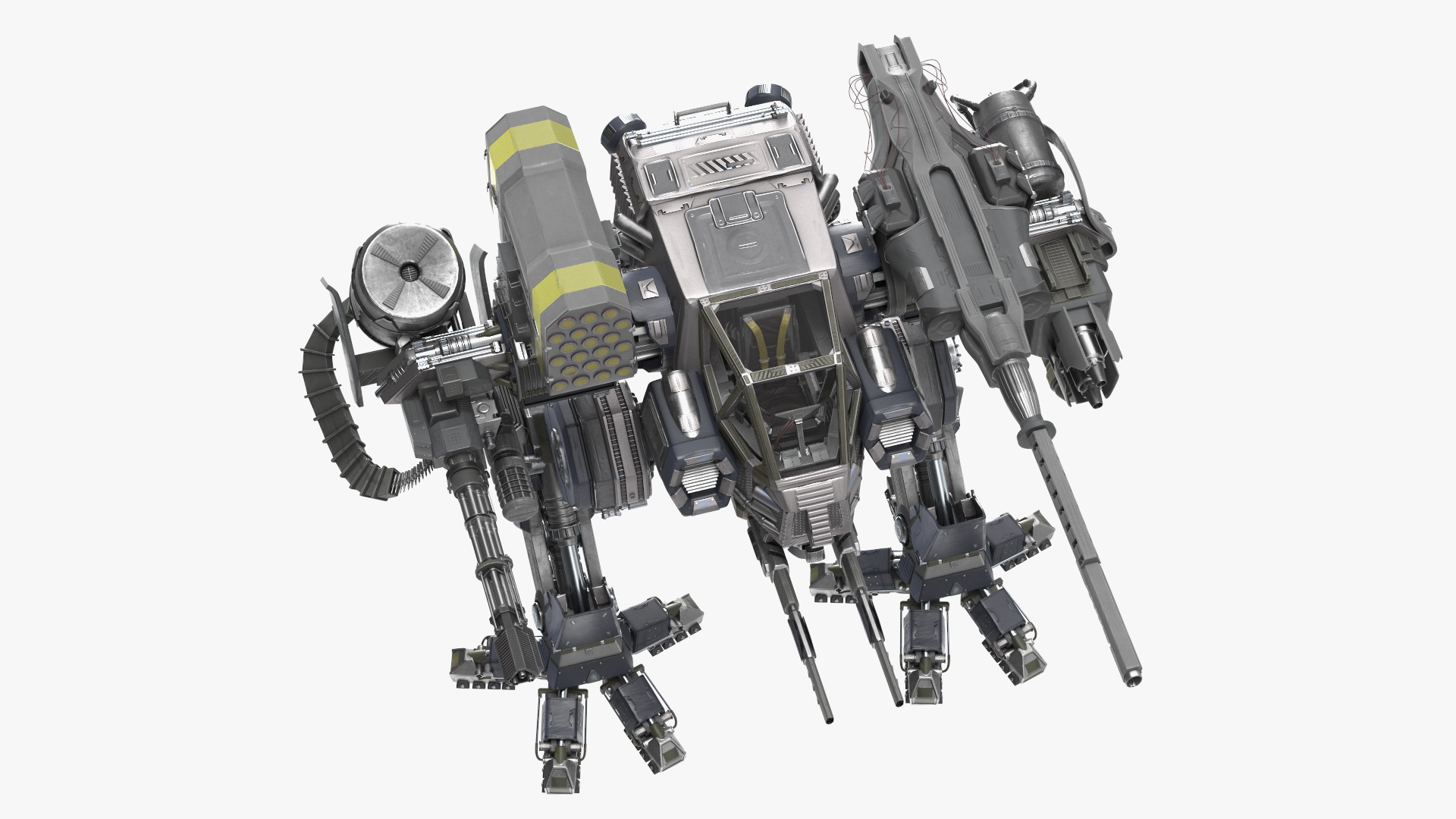 3D Large Walking War Robot model