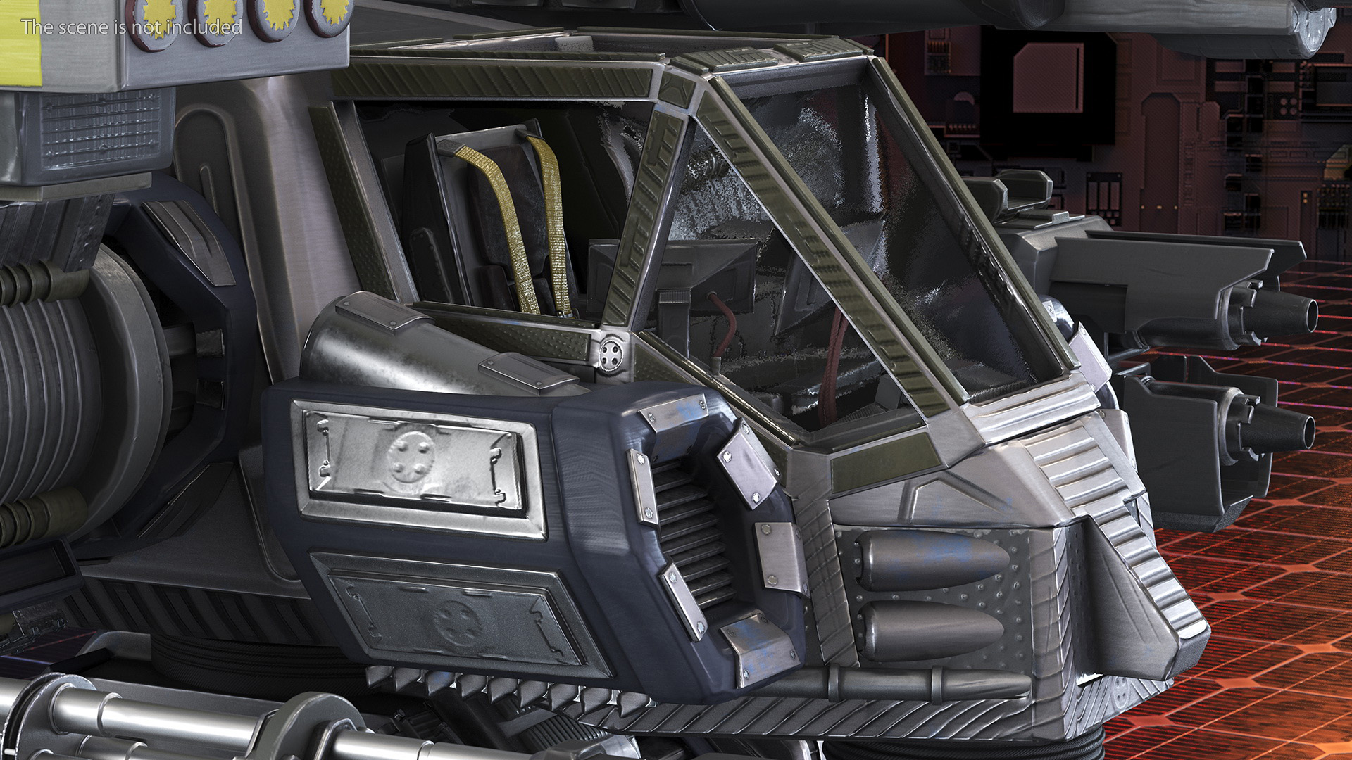 3D Large Walking War Robot model
