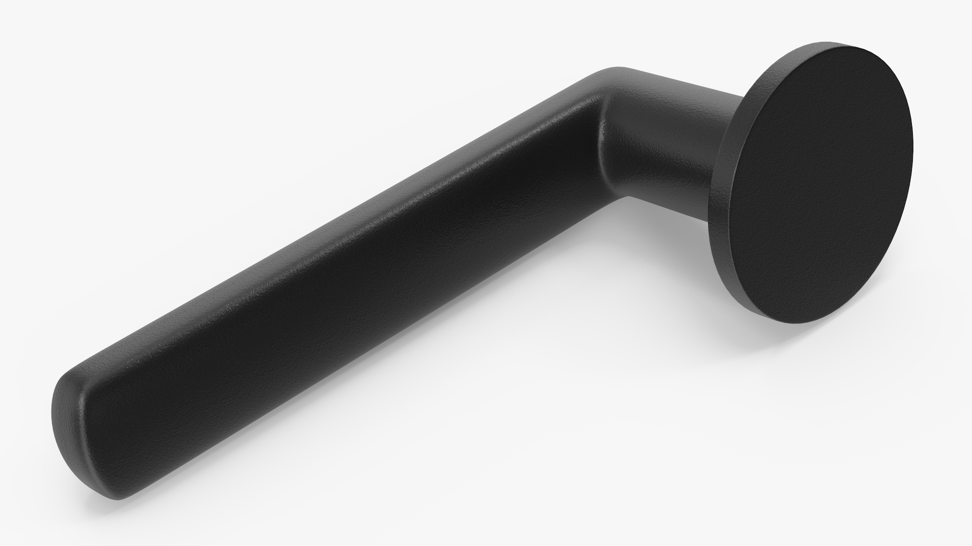 Black Straight Door Handles 3D