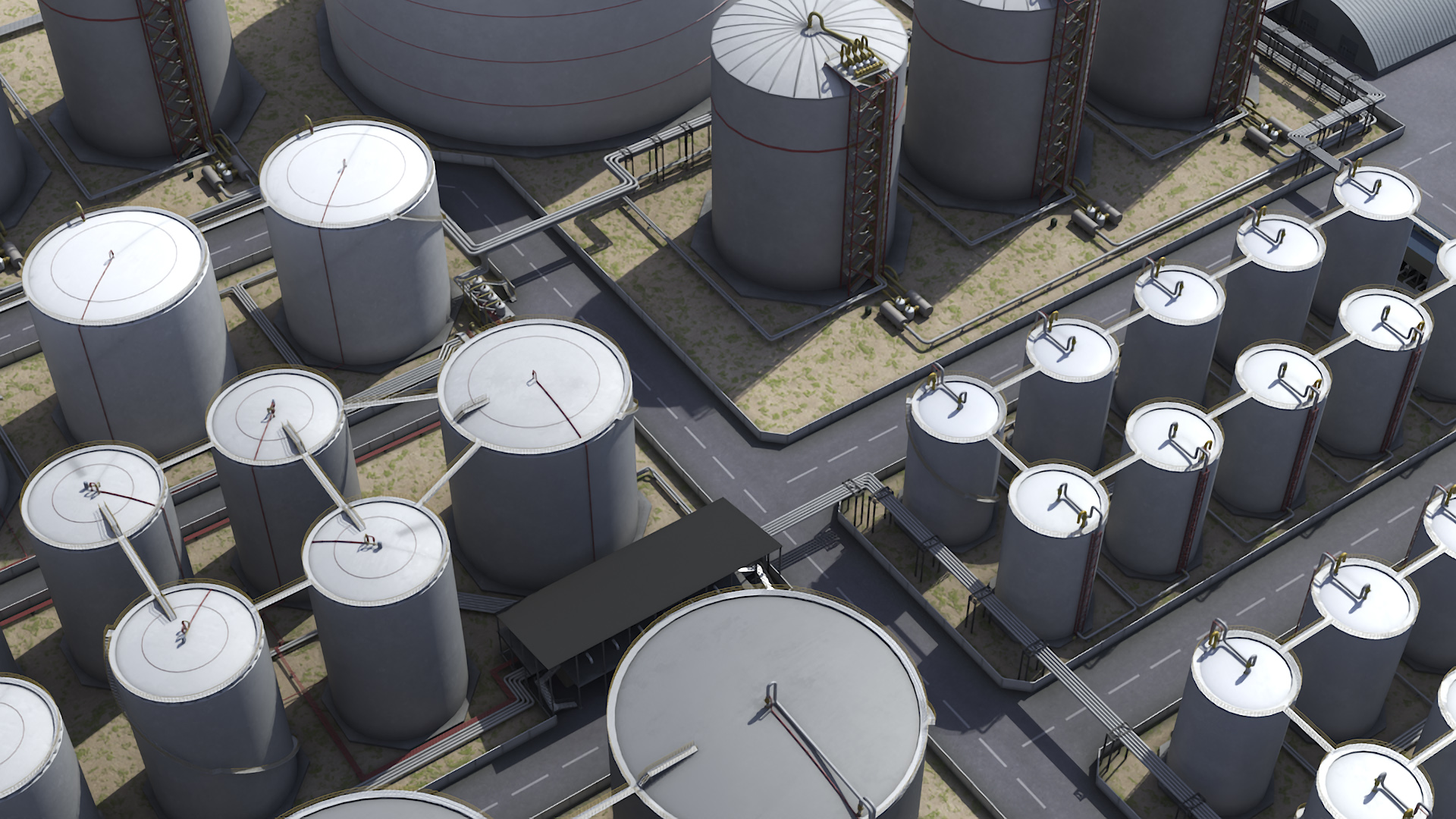 LNG Export Terminal 3D model
