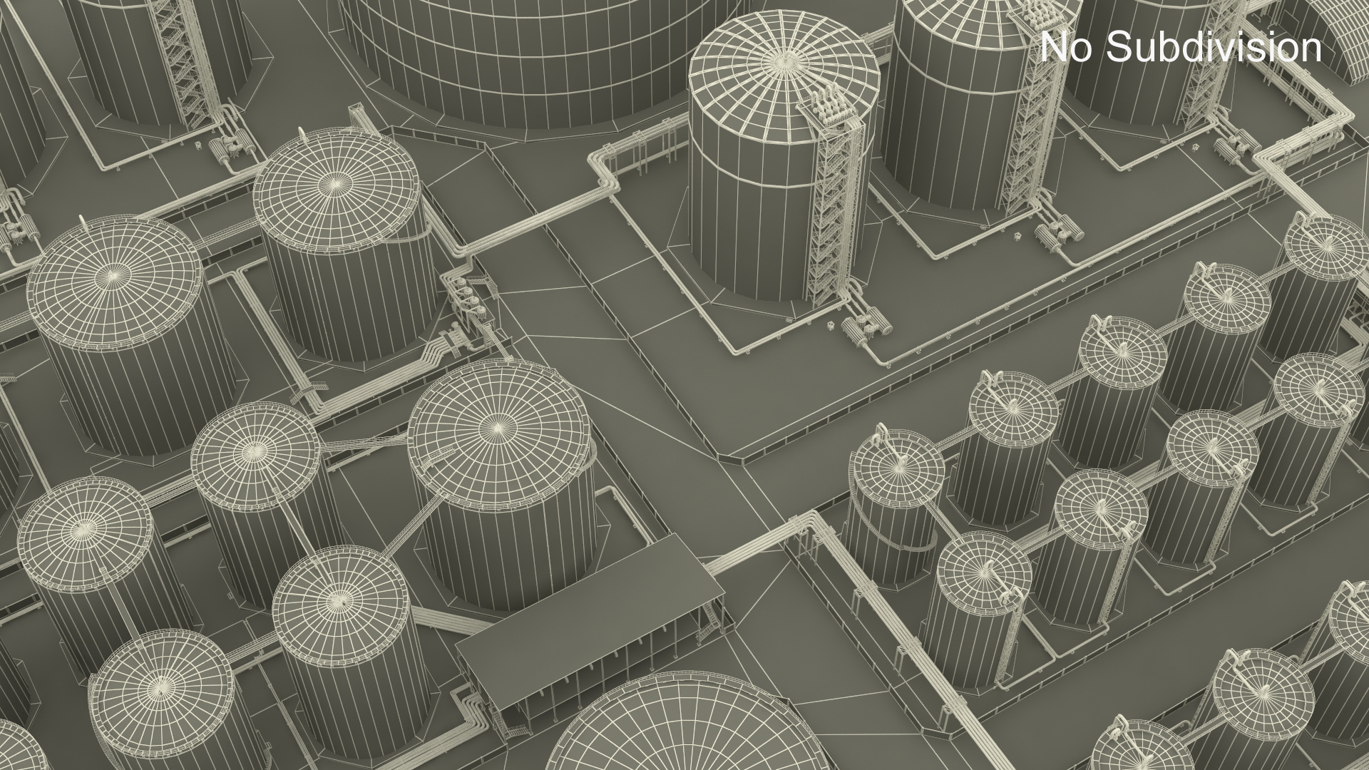 LNG Export Terminal 3D model