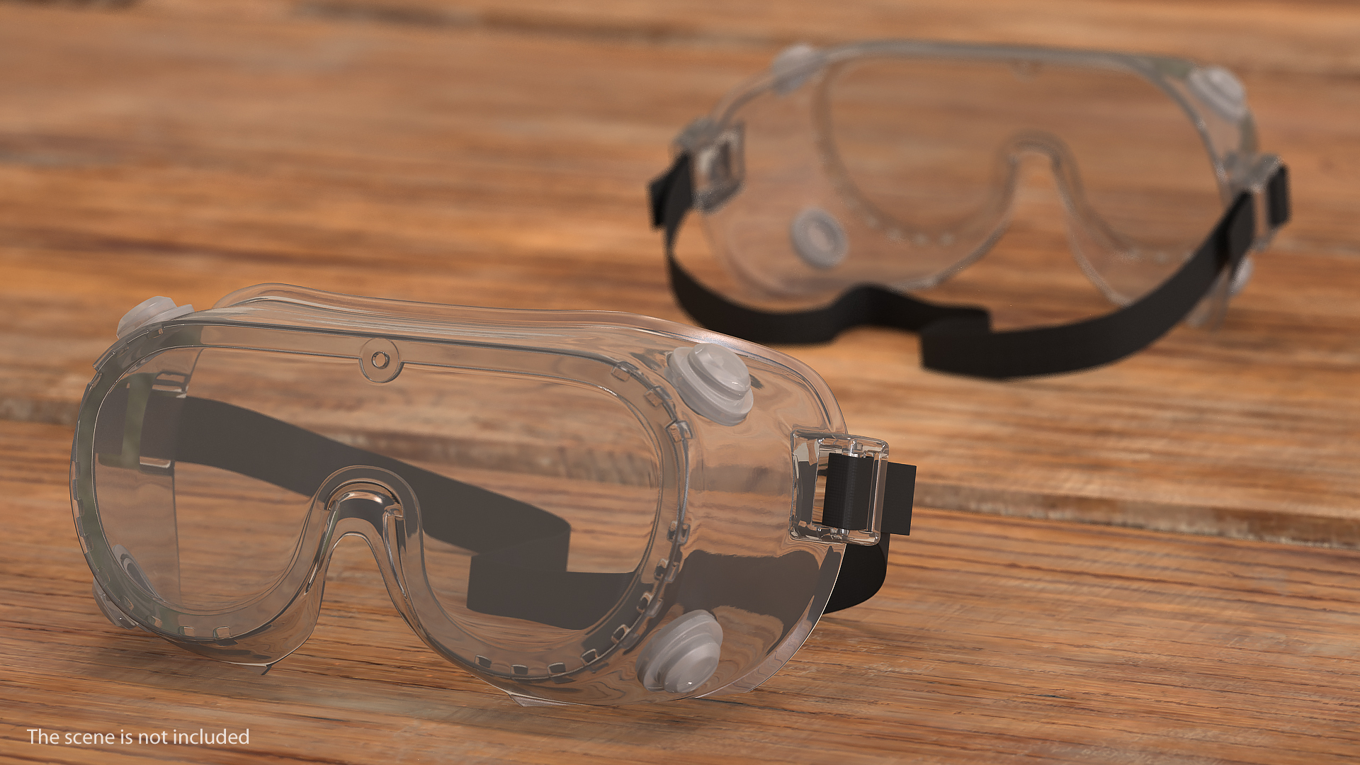 Scientific Safety Goggle 3D model