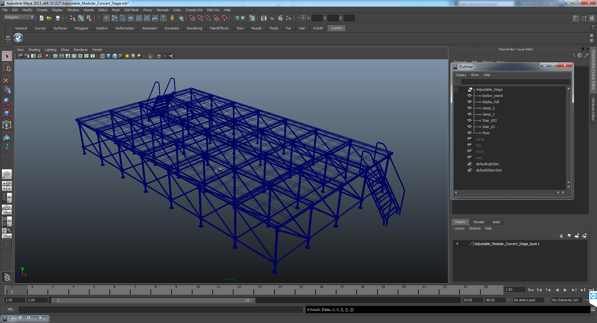 3D Adjustable Stage