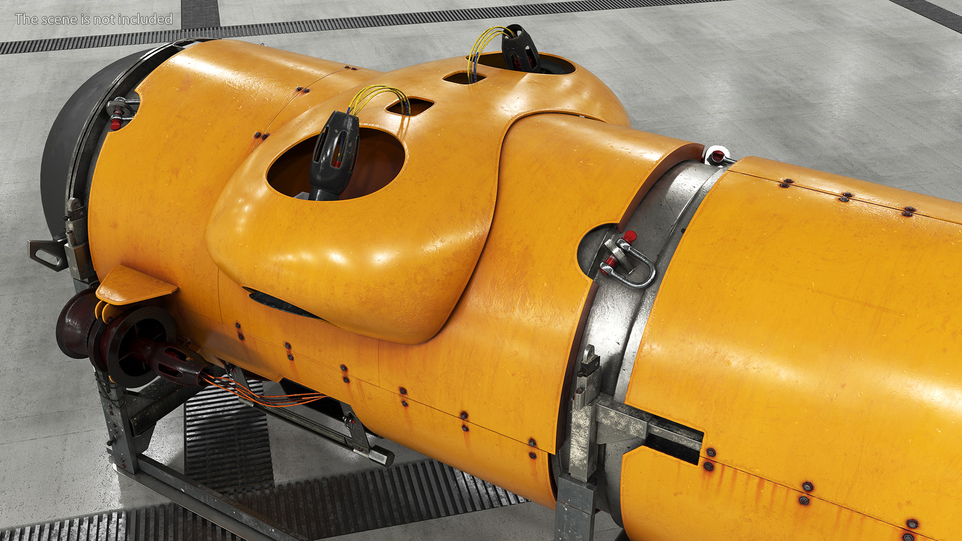 3D Tourist Modern Submarine Old model
