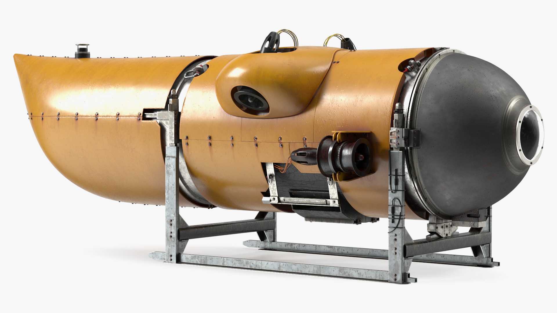 3D Tourist Modern Submarine Old model