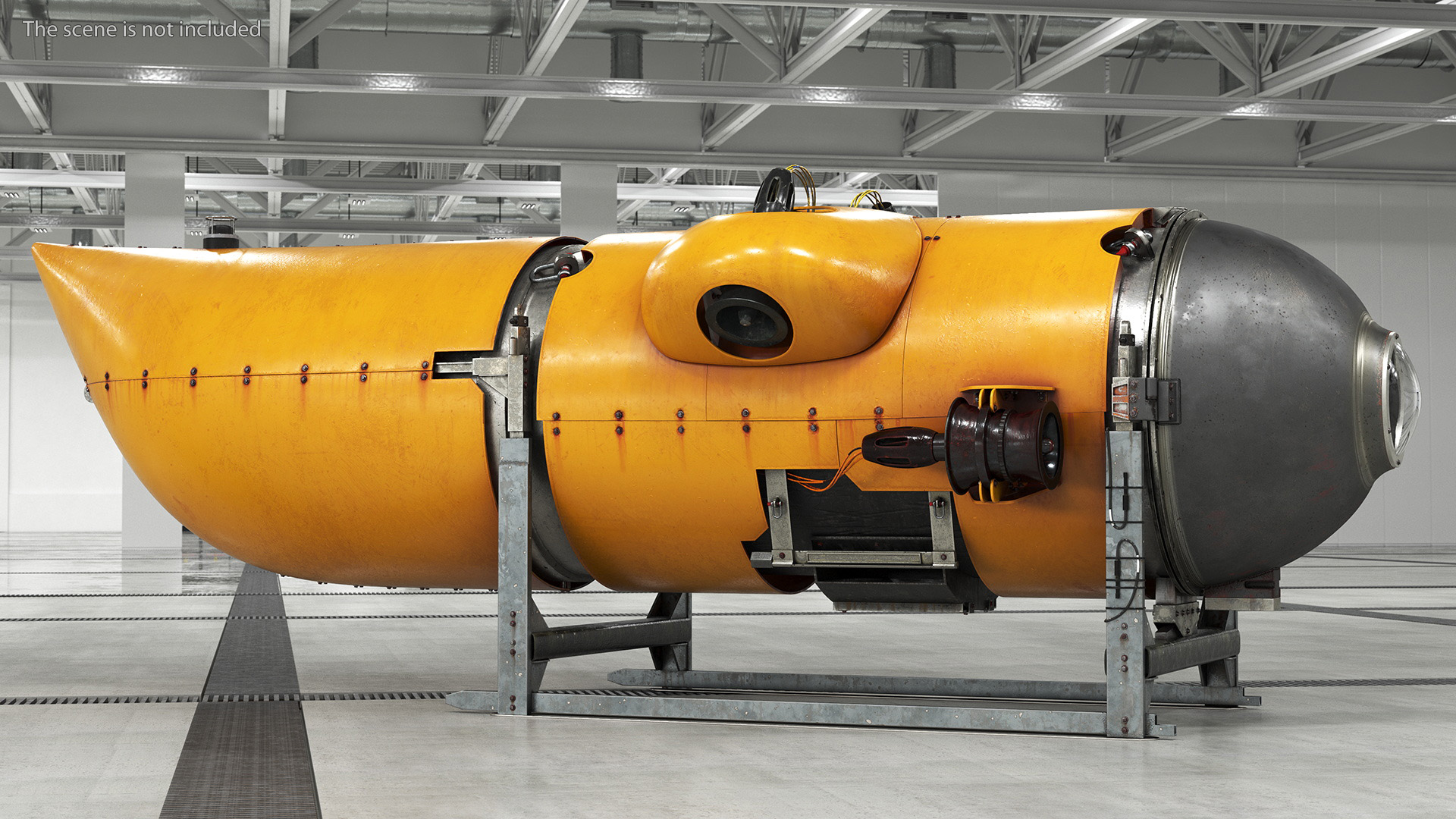 3D Tourist Modern Submarine Old model