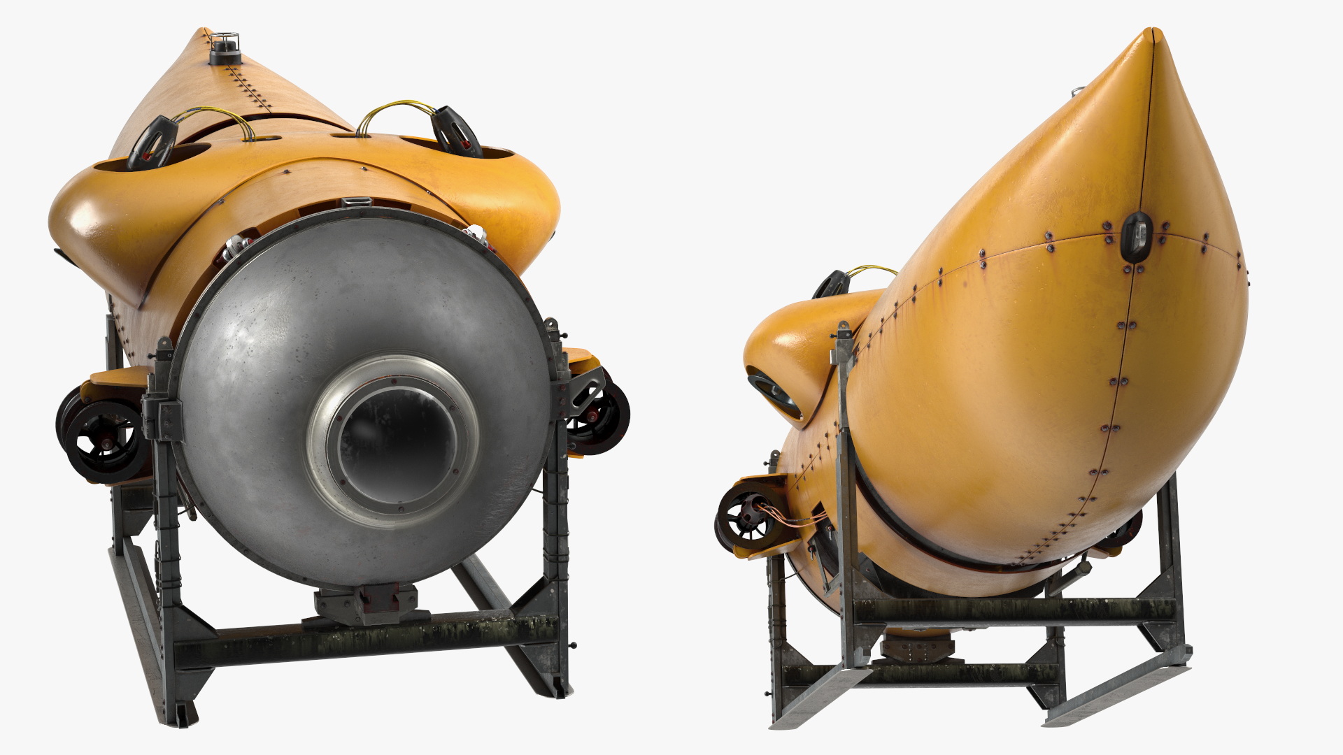 3D Tourist Modern Submarine Old model