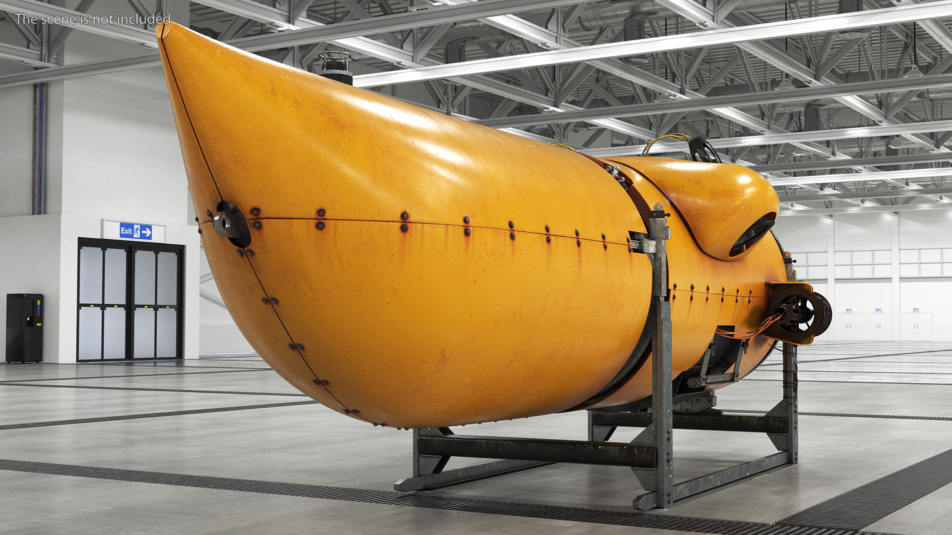 3D Tourist Modern Submarine Old model