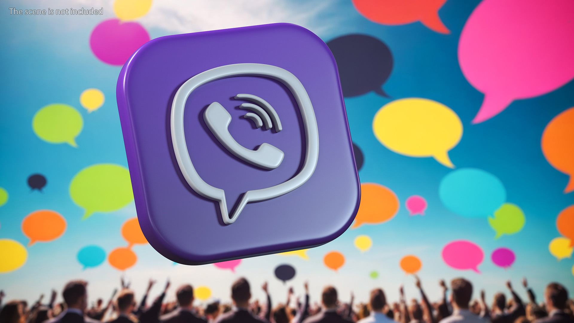 3D model Viber Icon