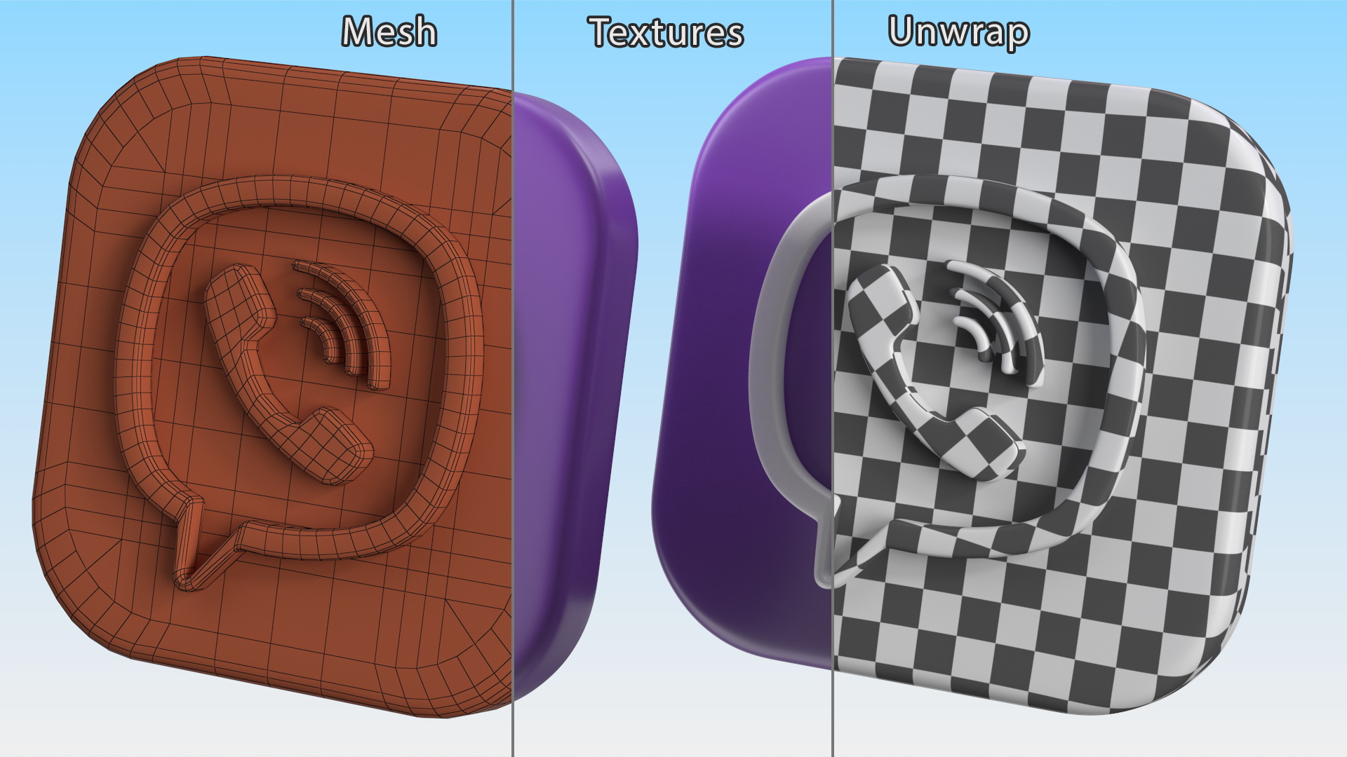 3D model Viber Icon