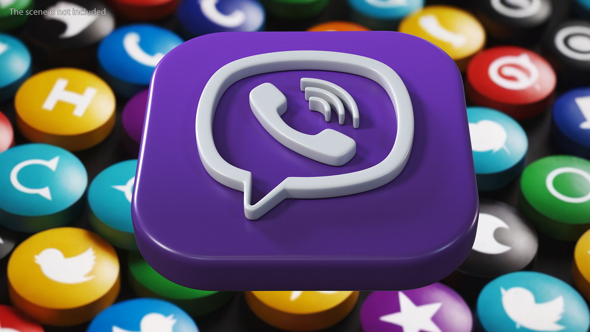 3D model Viber Icon