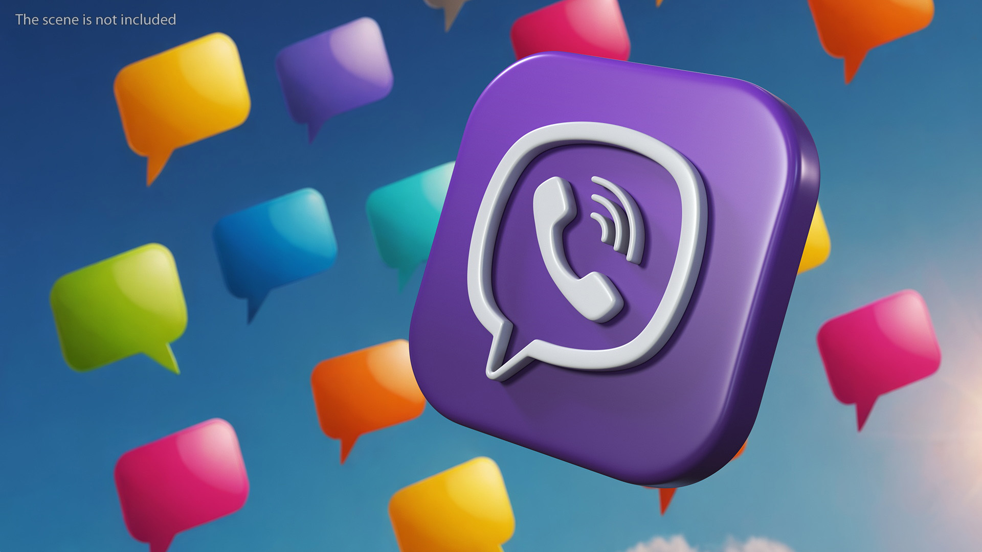 3D model Viber Icon