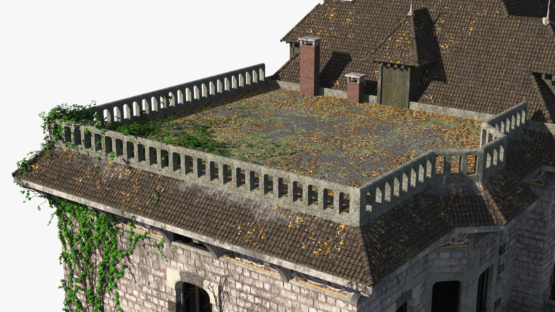 Old Haunted Mansion 3D model