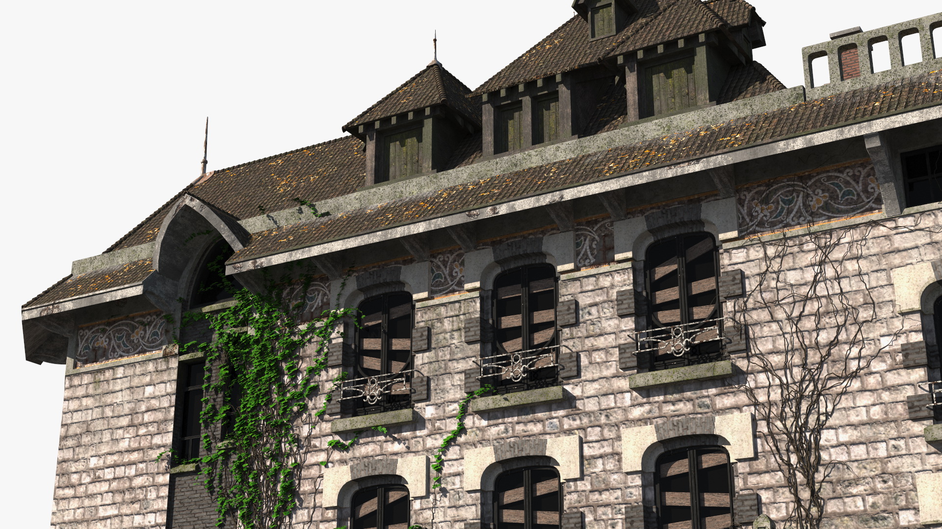 Old Haunted Mansion 3D model