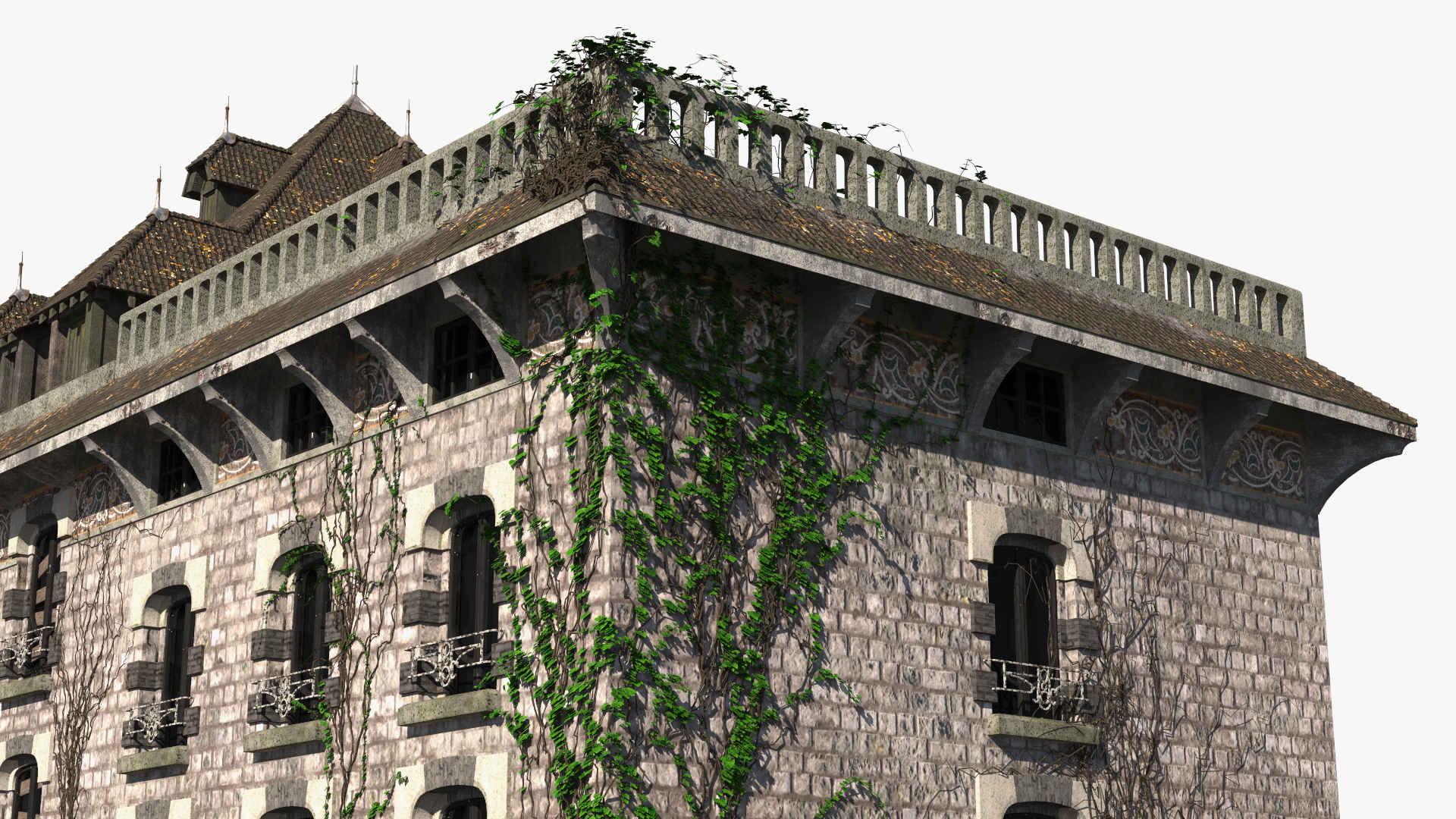 Old Haunted Mansion 3D model