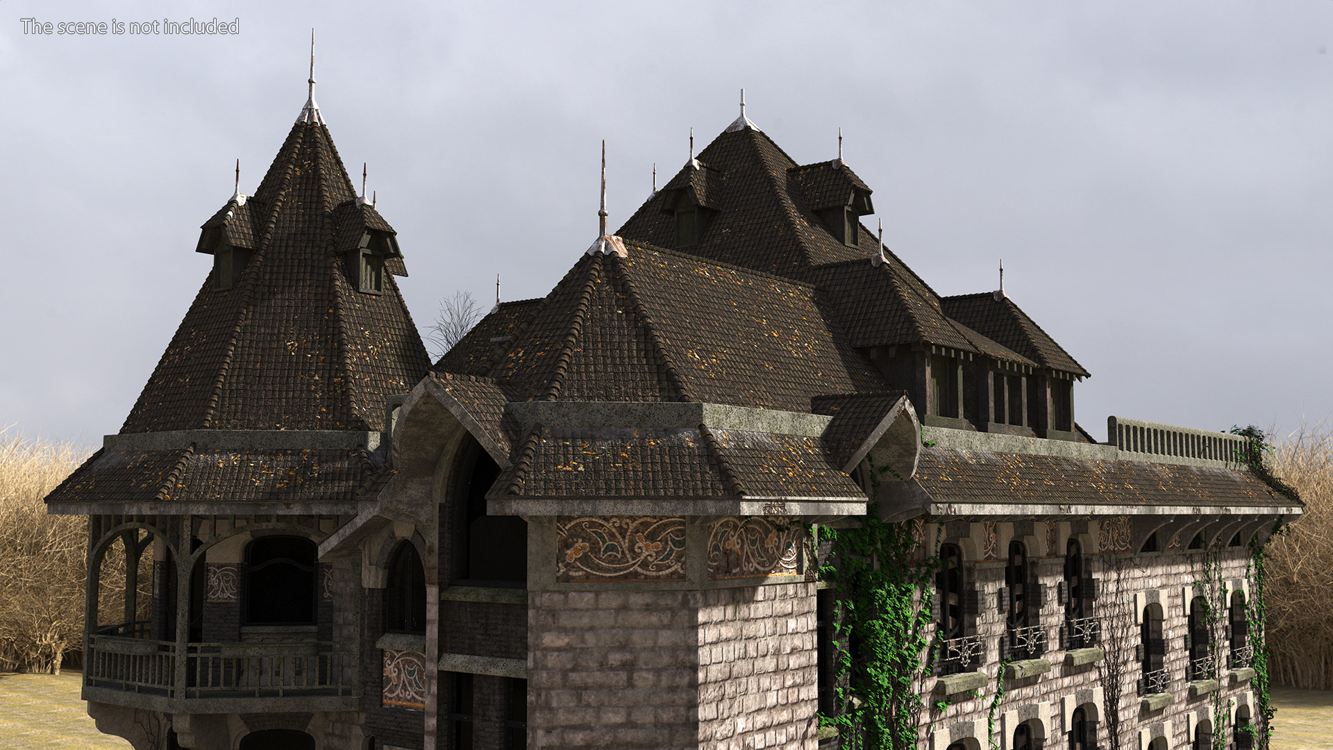 Old Haunted Mansion 3D model