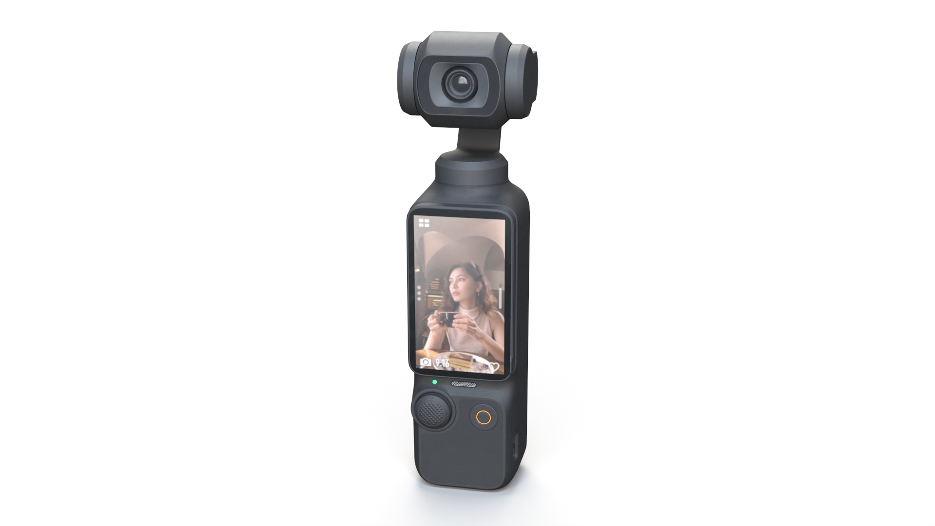 Compact Handheld Camera ON with Stabilizer 3D