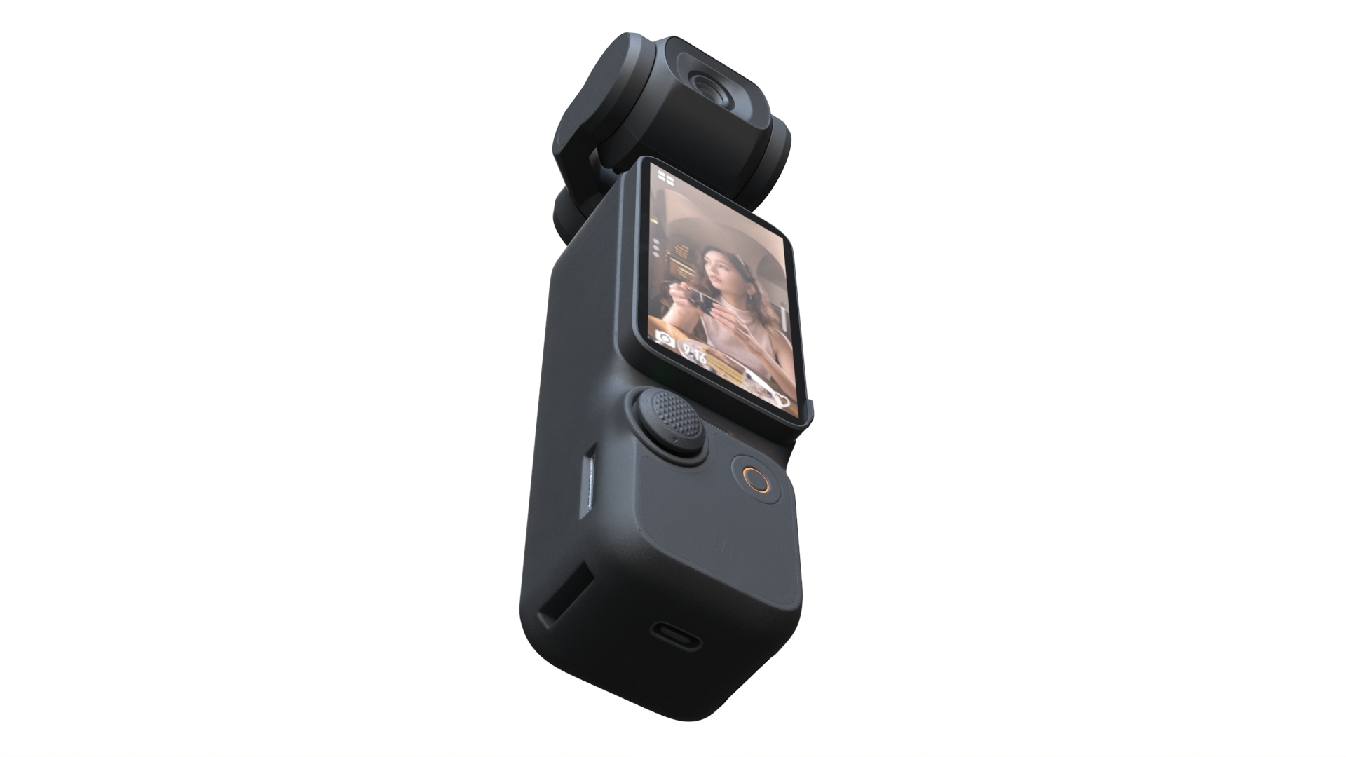 Compact Handheld Camera ON with Stabilizer 3D
