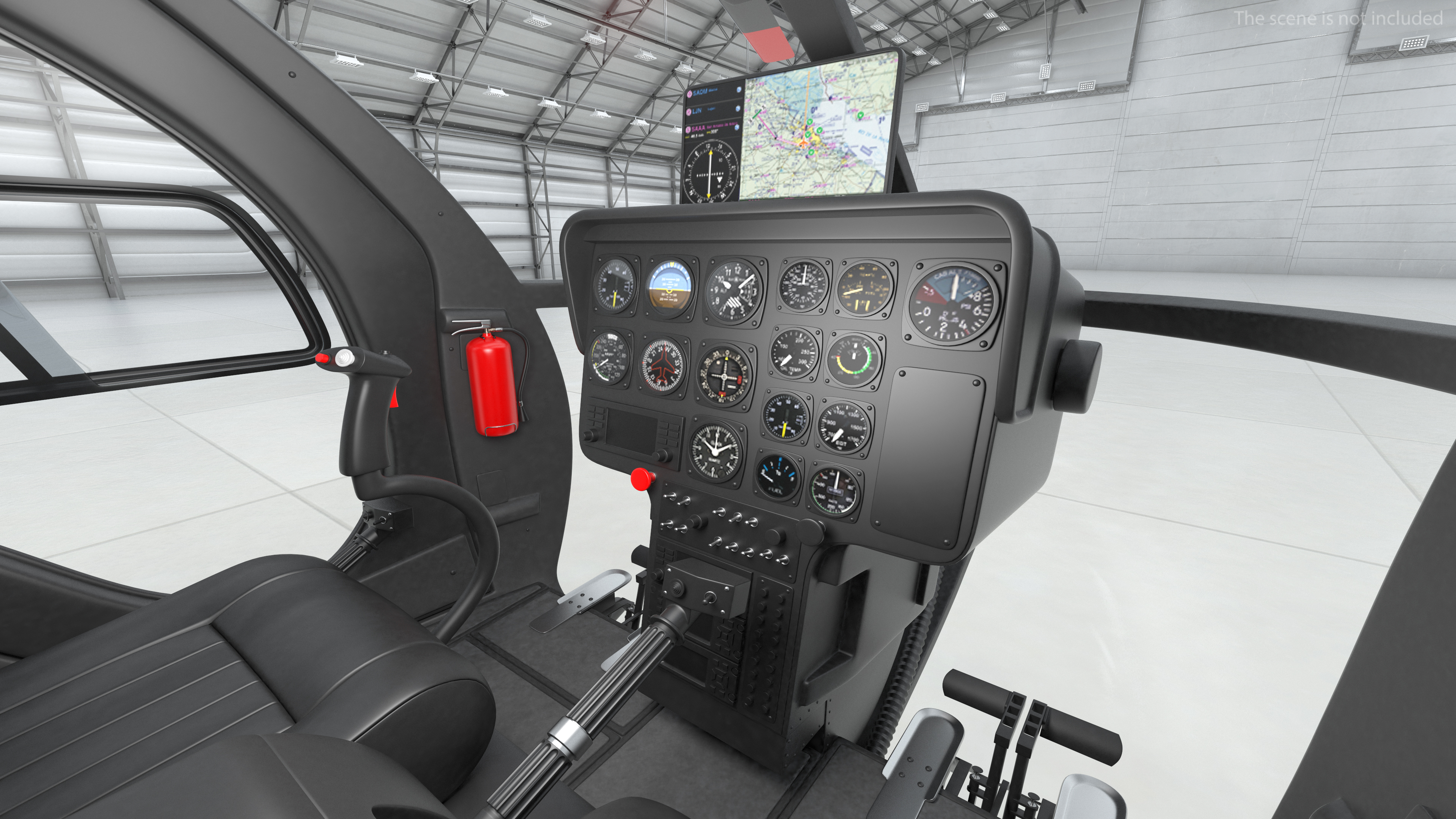 3D MD 500E Sheriff Helicopter