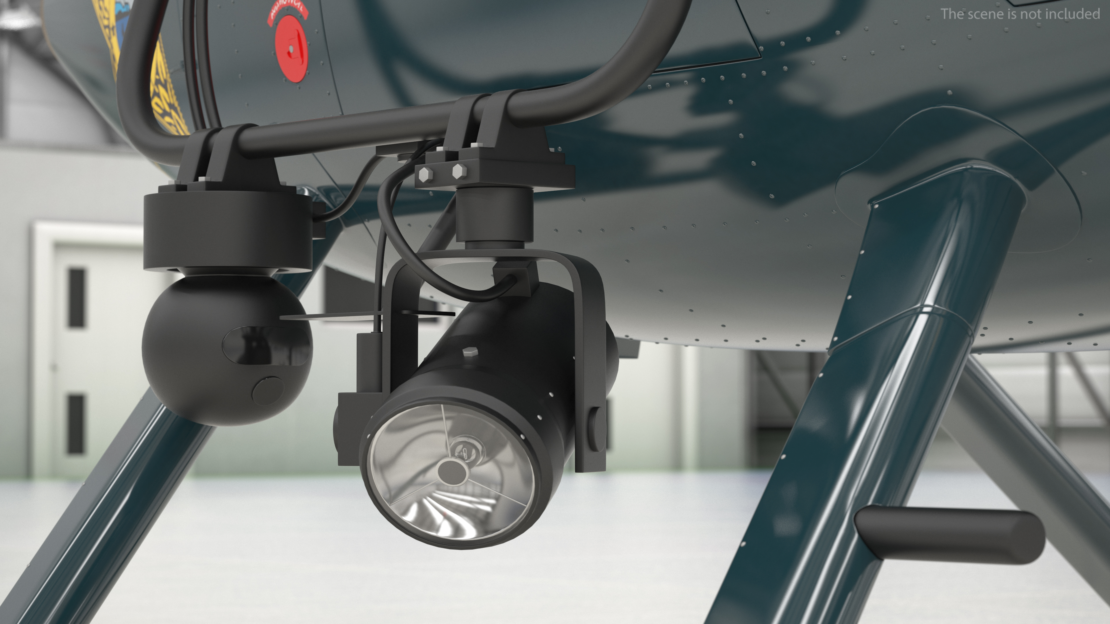 3D MD 500E Sheriff Helicopter