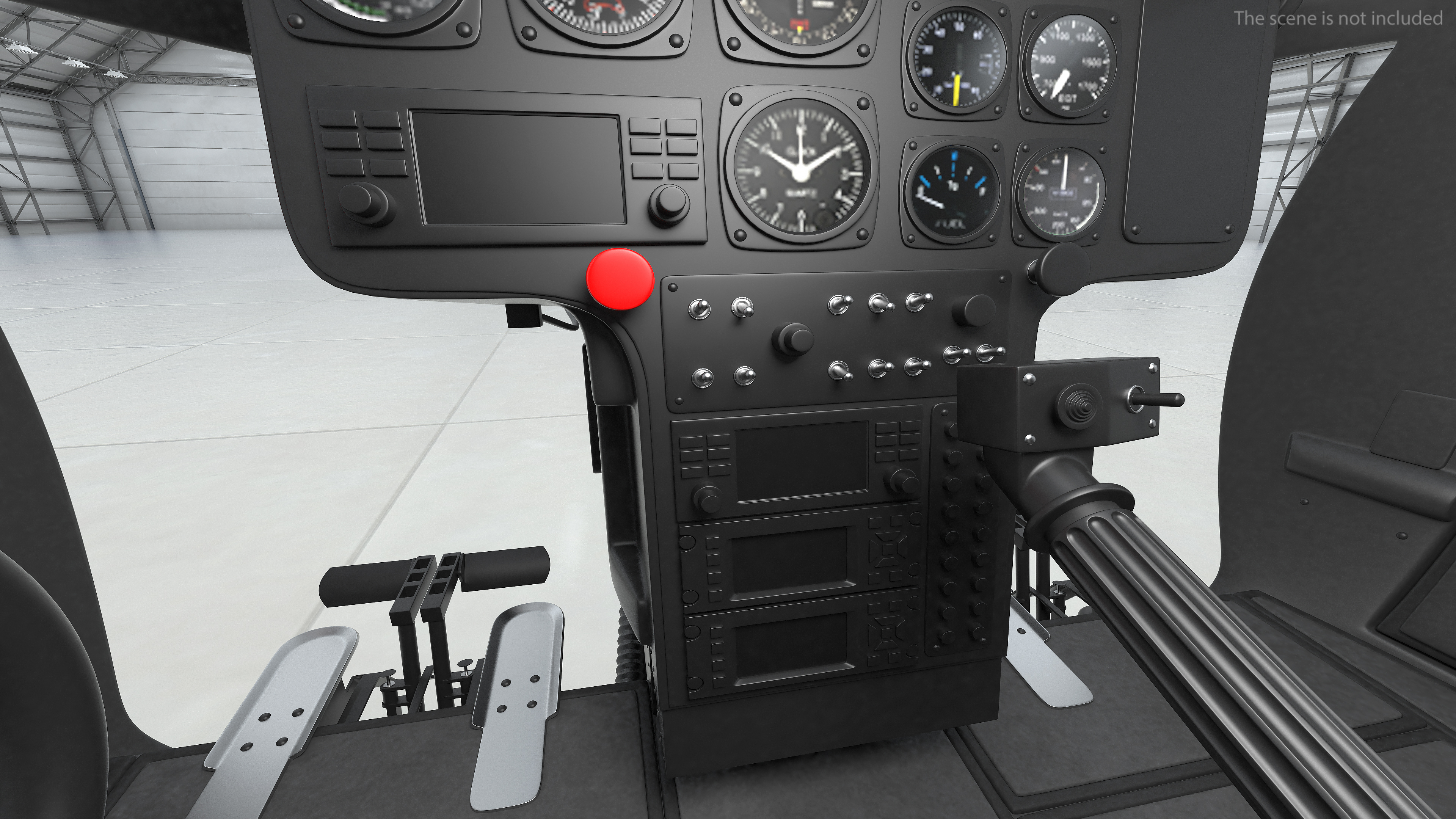 3D MD 500E Sheriff Helicopter
