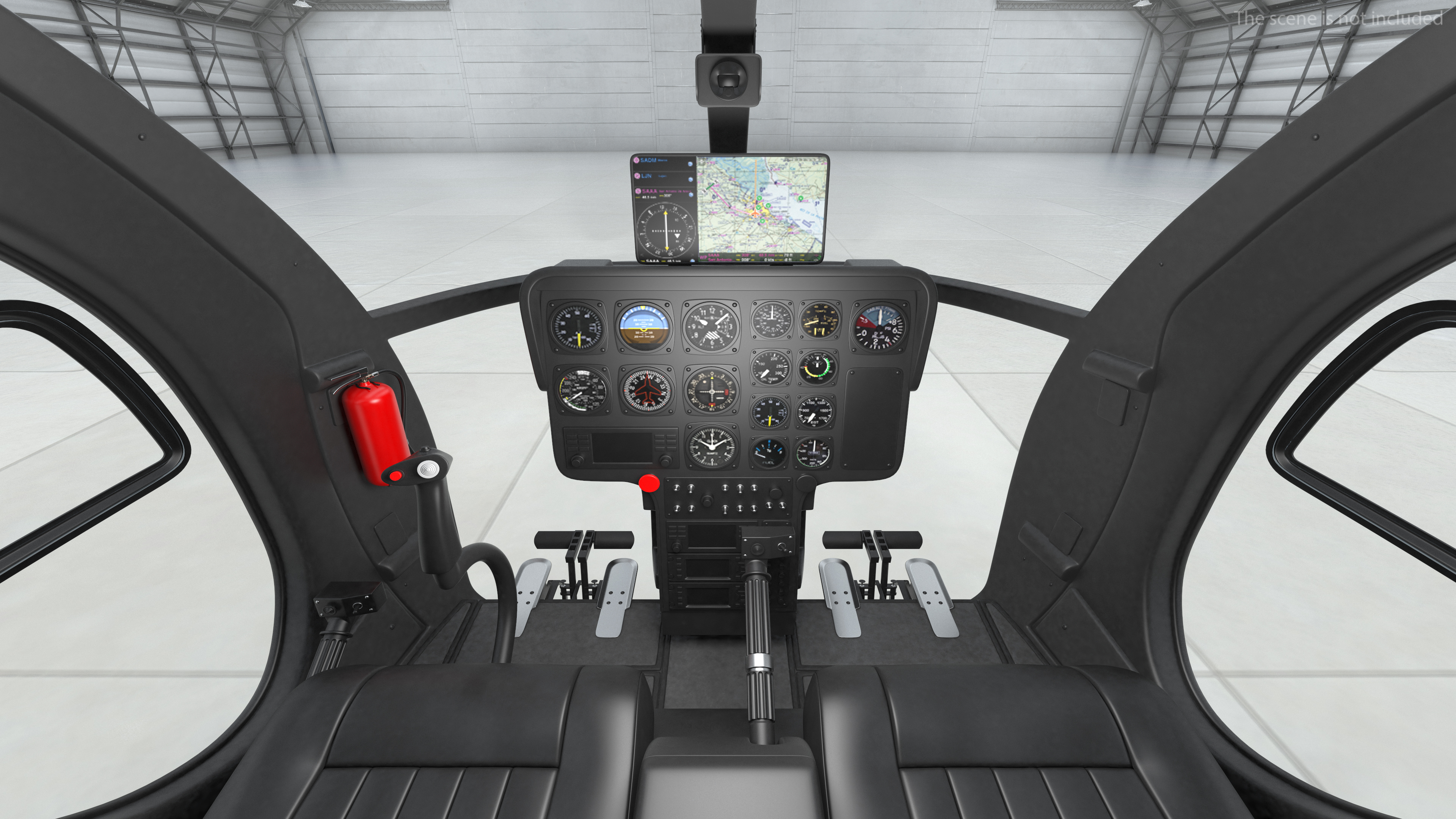 3D MD 500E Sheriff Helicopter