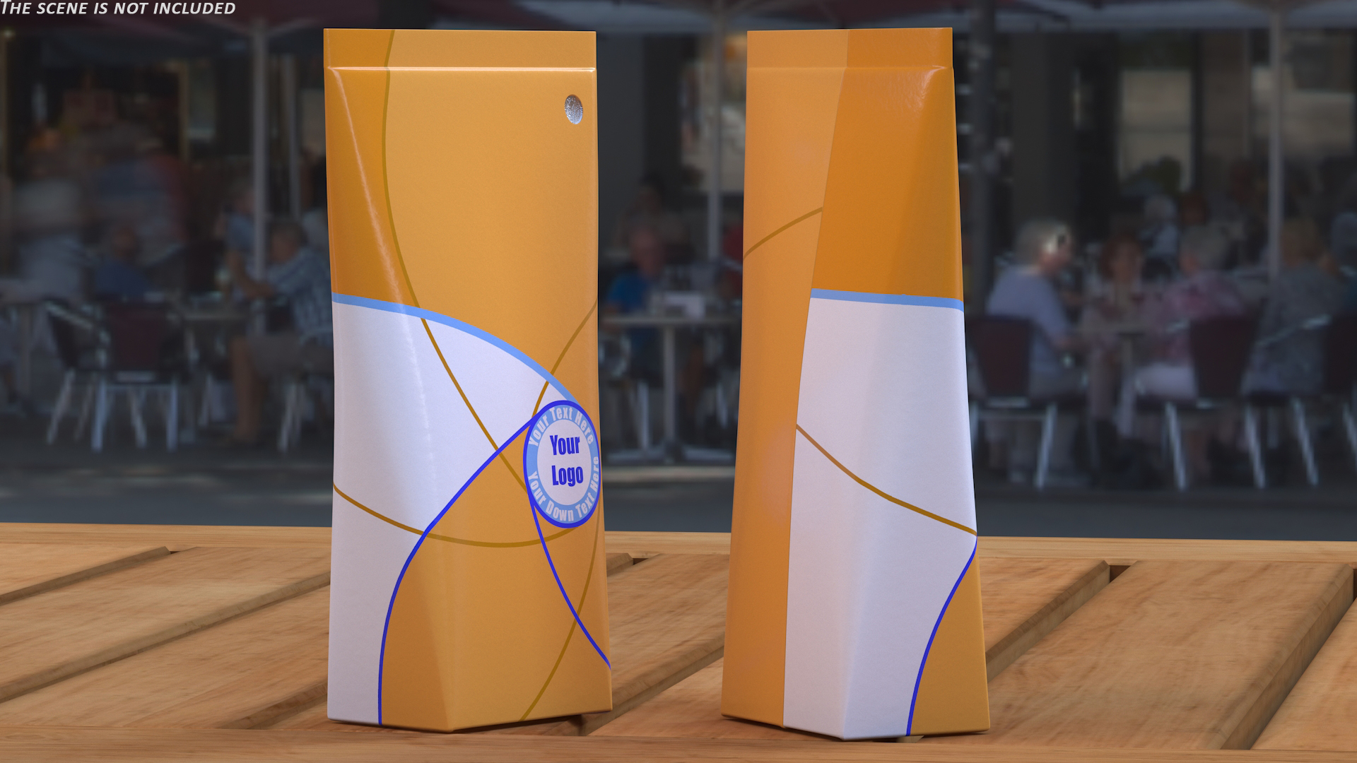 3D Aseptic Packaging For Triangular Liquid Orange