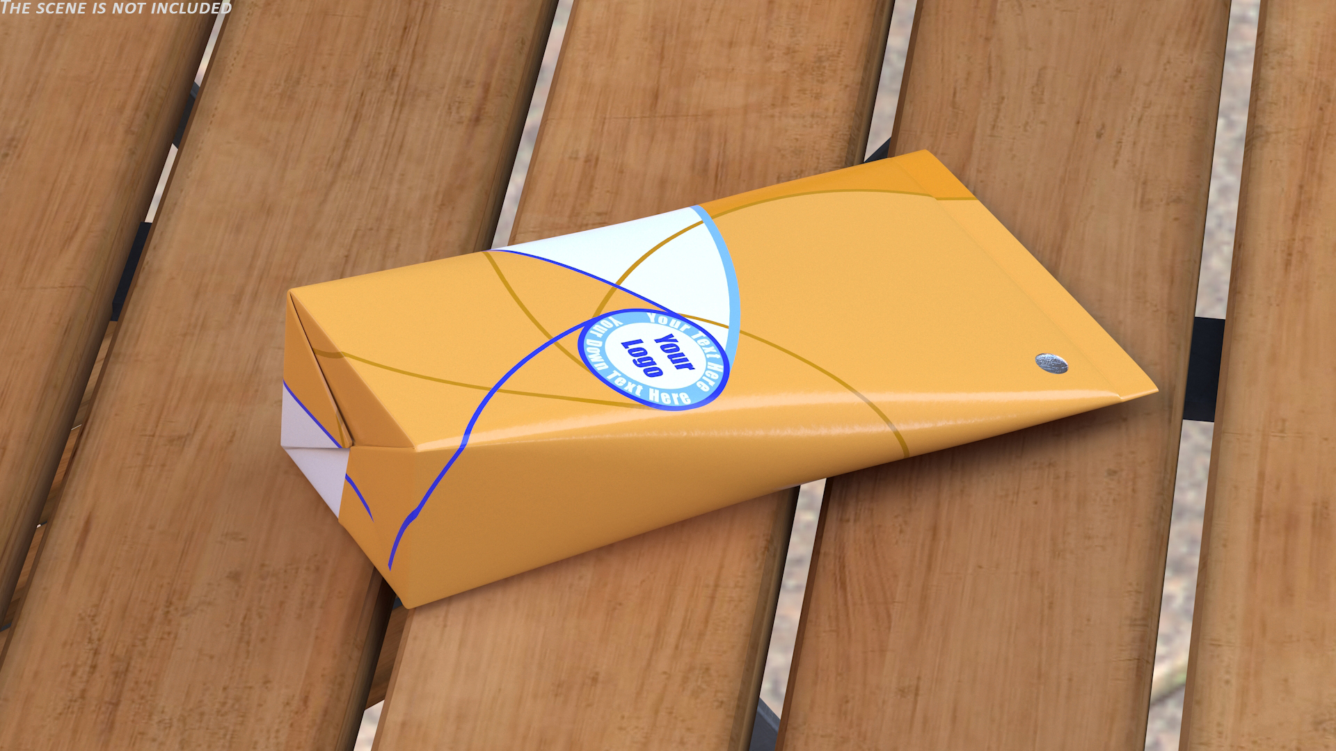 3D Aseptic Packaging For Triangular Liquid Orange