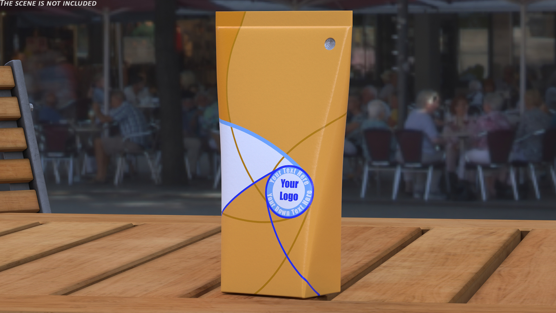 3D Aseptic Packaging For Triangular Liquid Orange