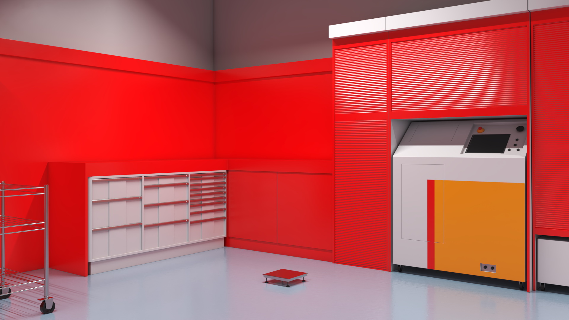 High Speed Garage Rigged 3D model