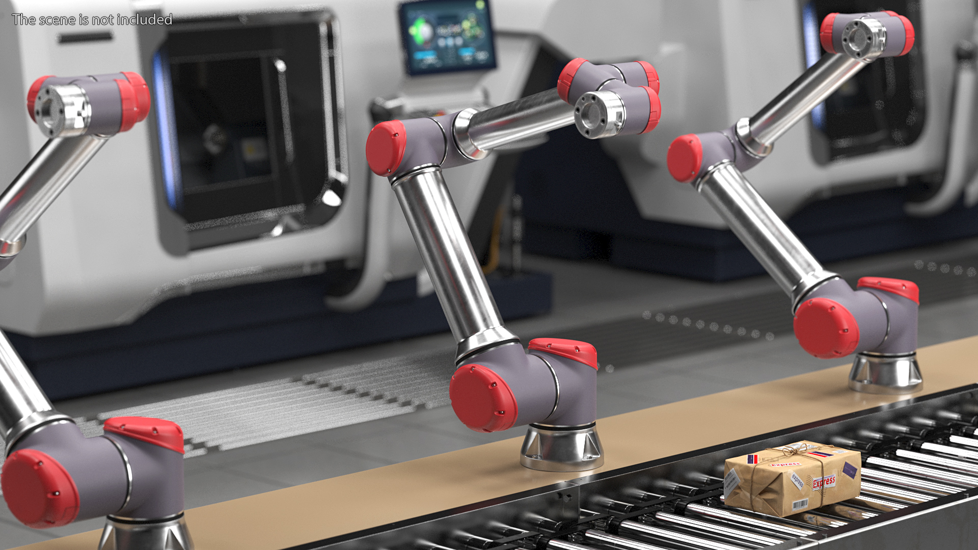 3D Collaborative Robot Rigged