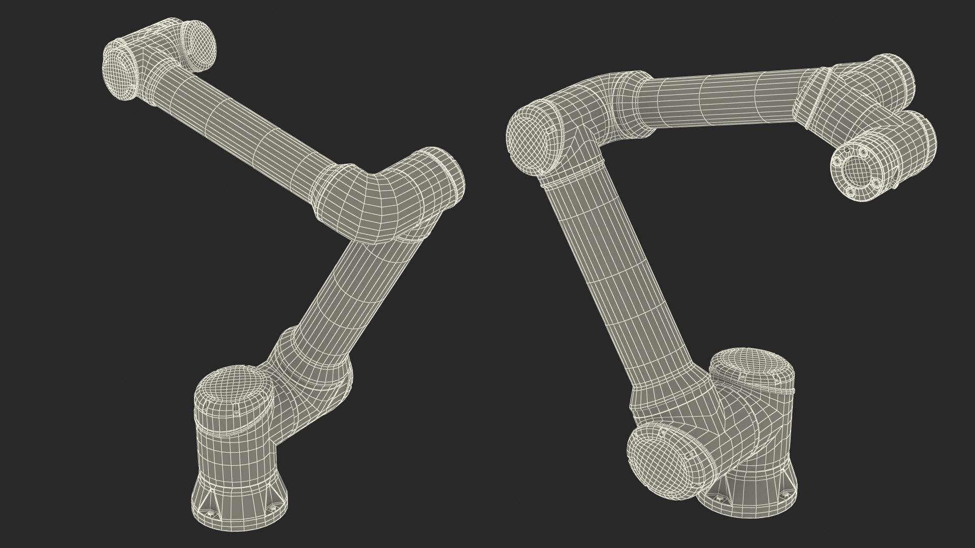 3D Collaborative Robot Rigged