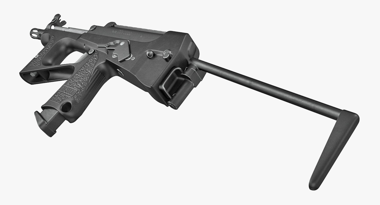 Submachine Gun PP 2000 3D