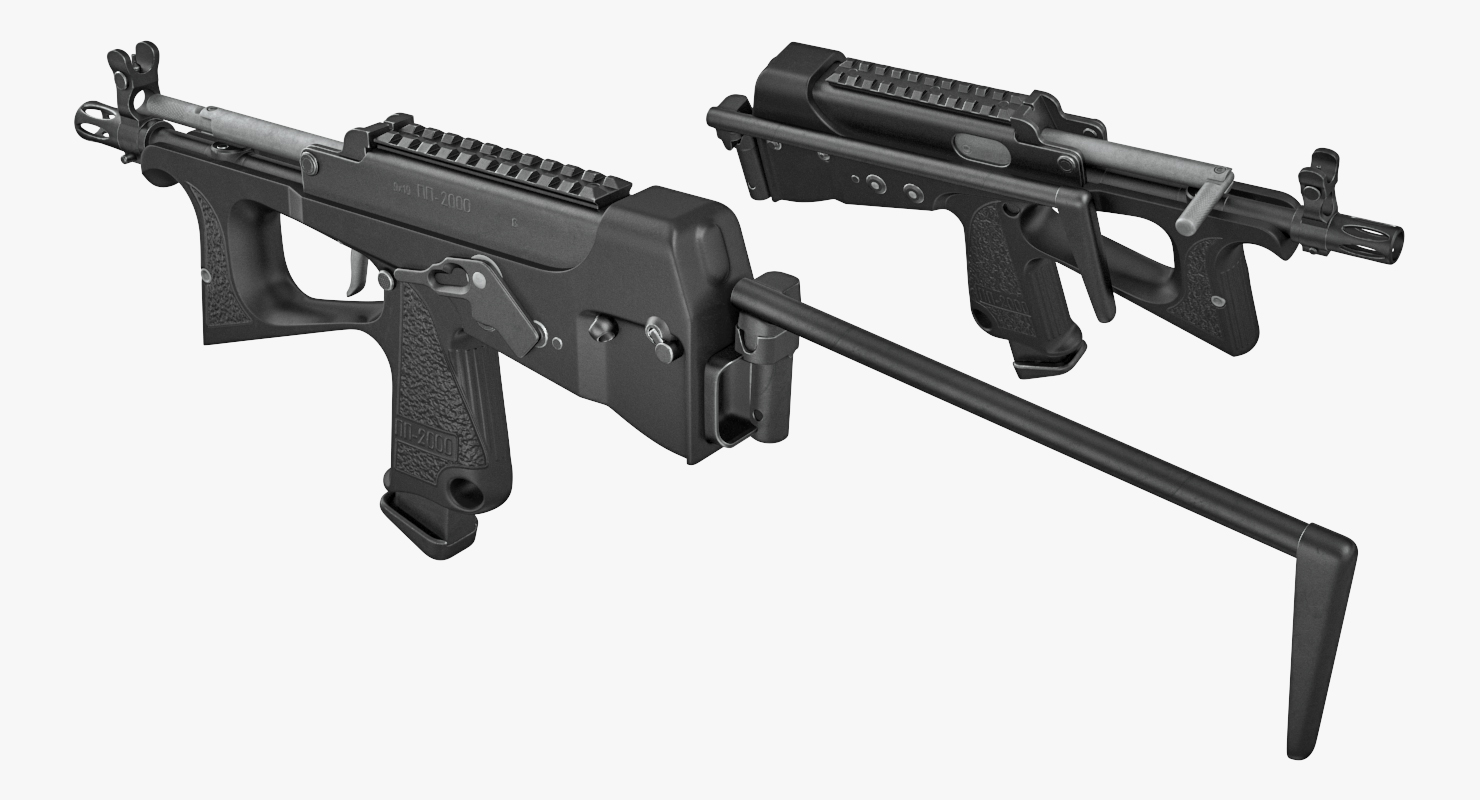 Submachine Gun PP 2000 3D