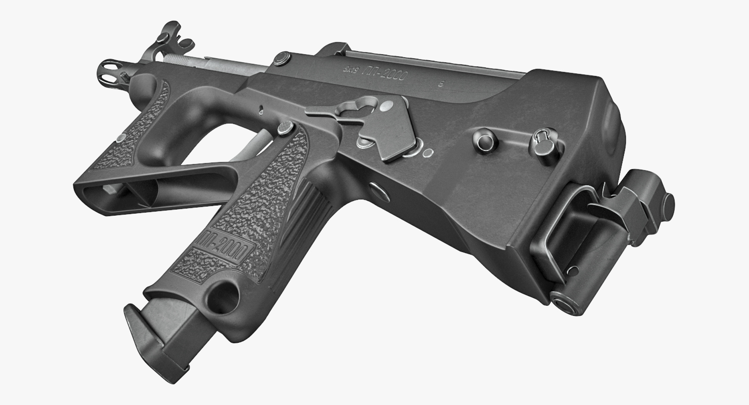 Submachine Gun PP 2000 3D
