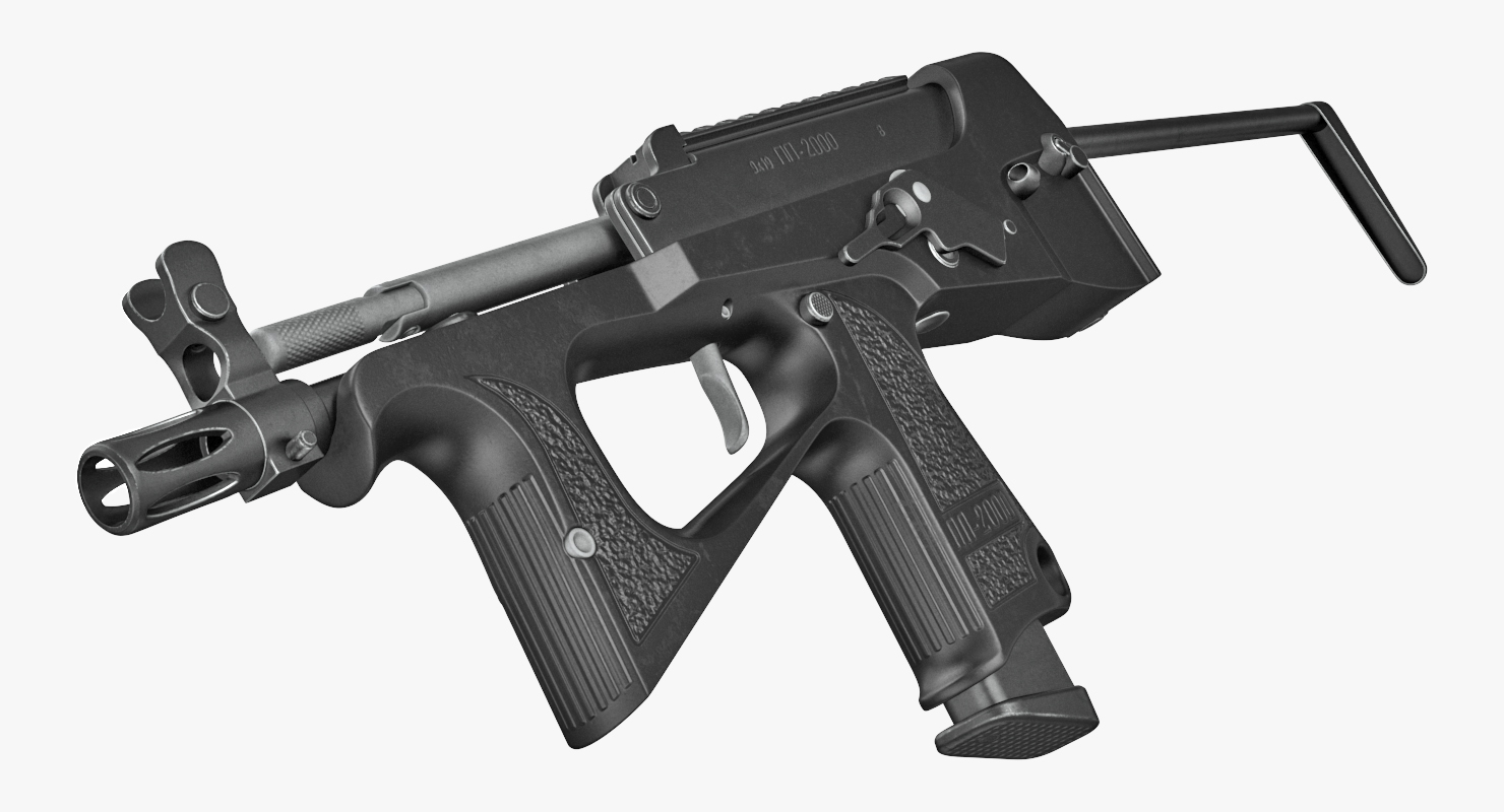 Submachine Gun PP 2000 3D