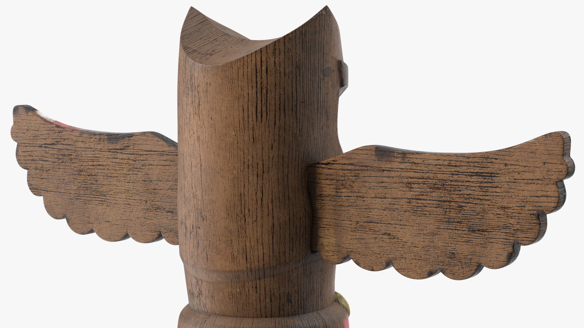 3D Colorful Wooden Totem Pole