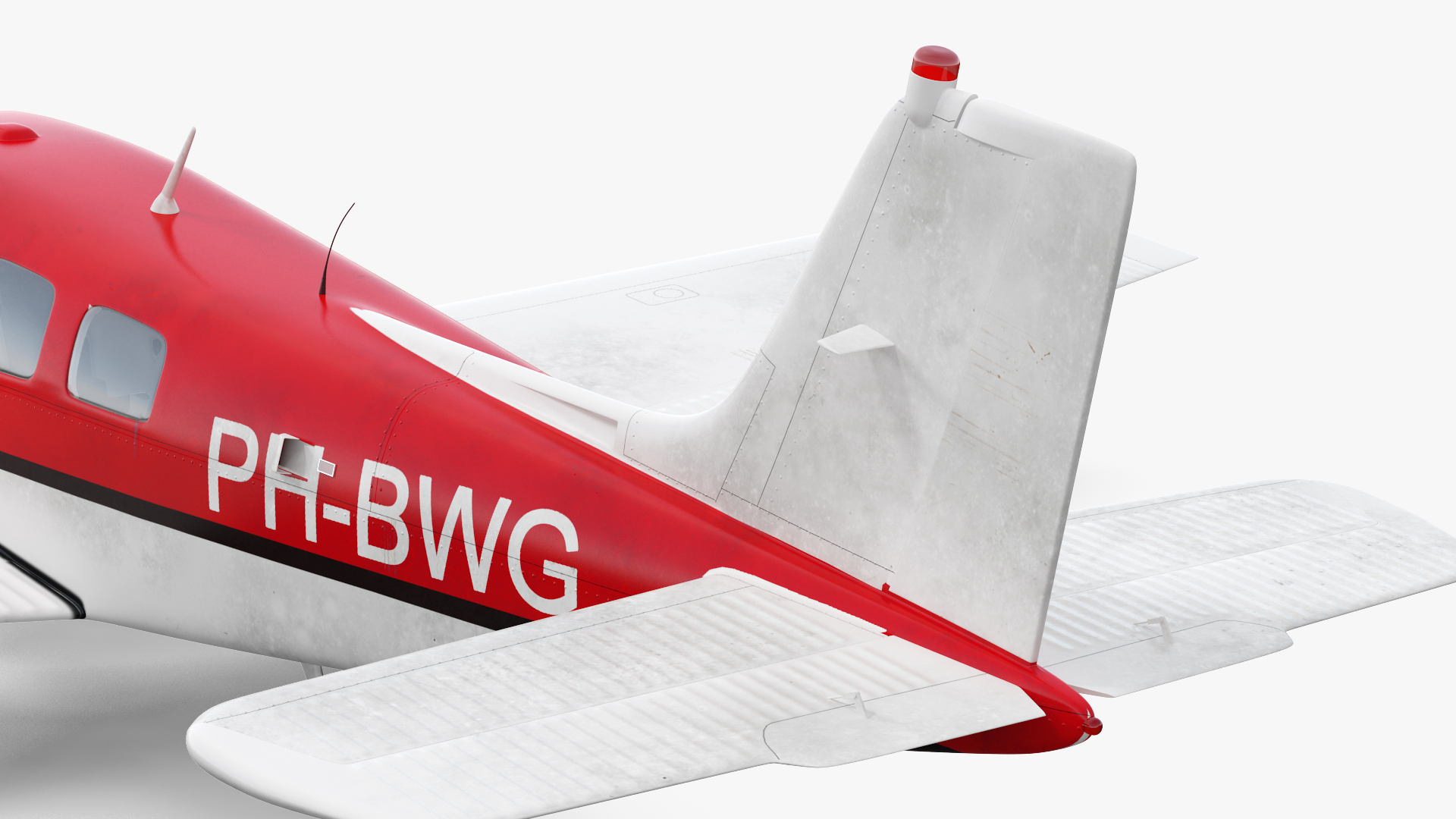 3D Light Civil Airplane Generic model
