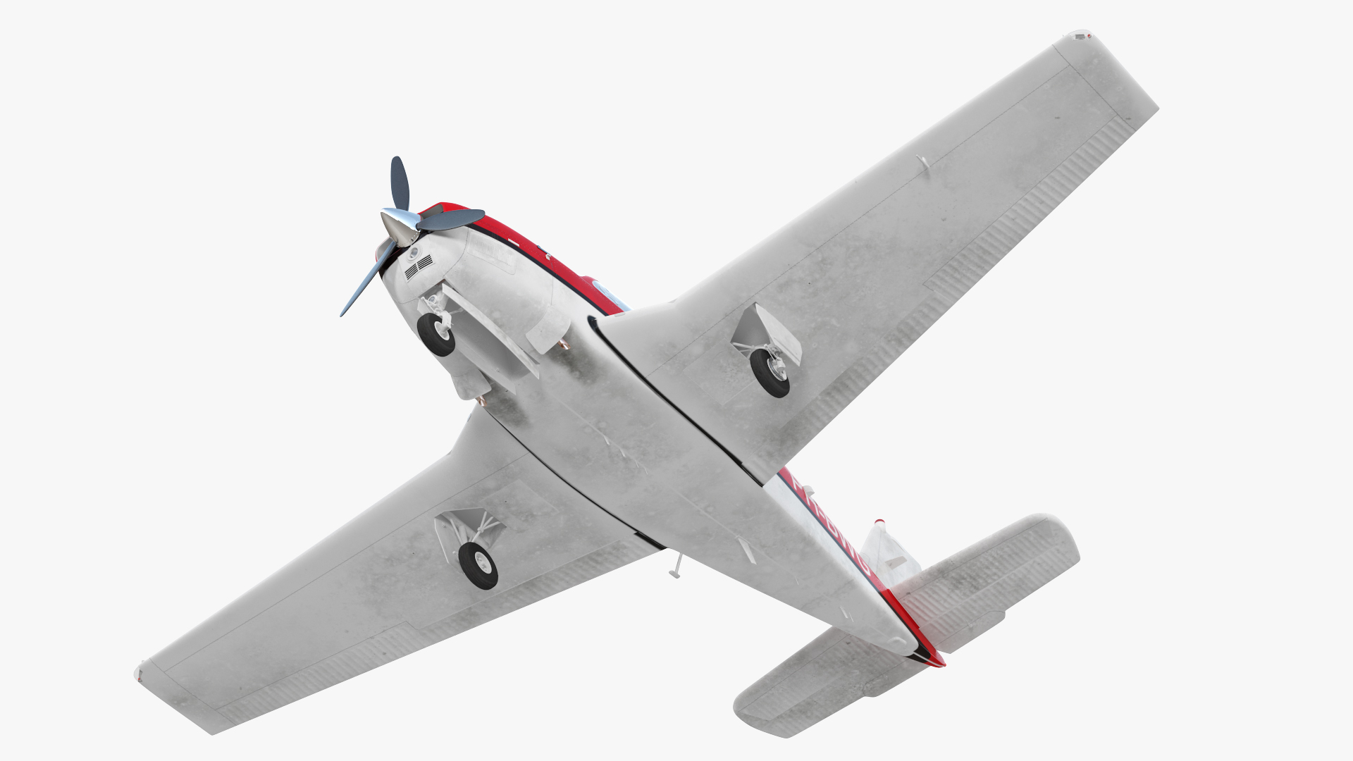 3D Light Civil Airplane Generic model