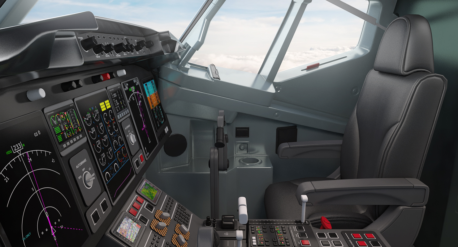 3D Boeing 737 900 ER Generic with Cabin Rigged model