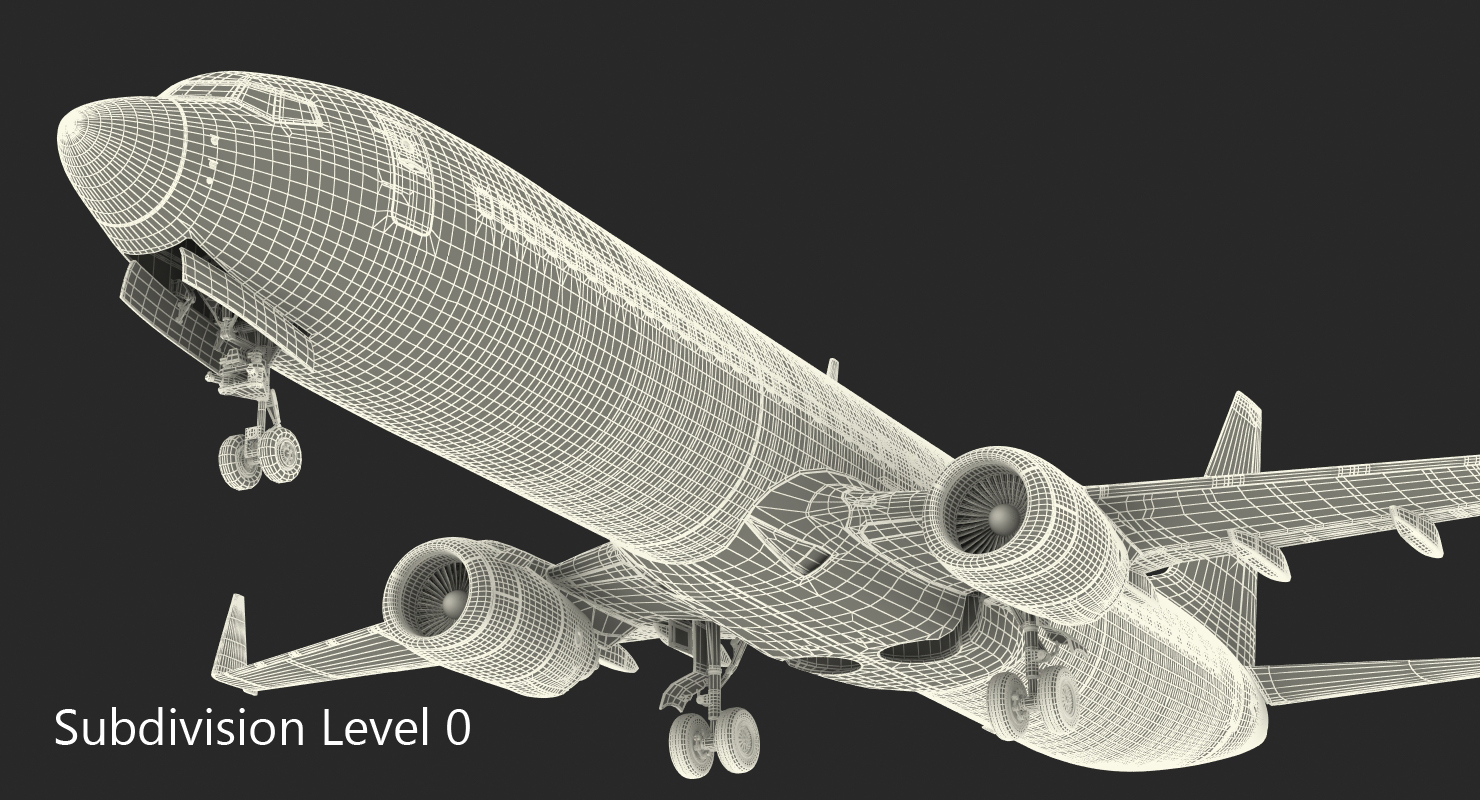 3D Boeing 737 900 ER Generic with Cabin Rigged model
