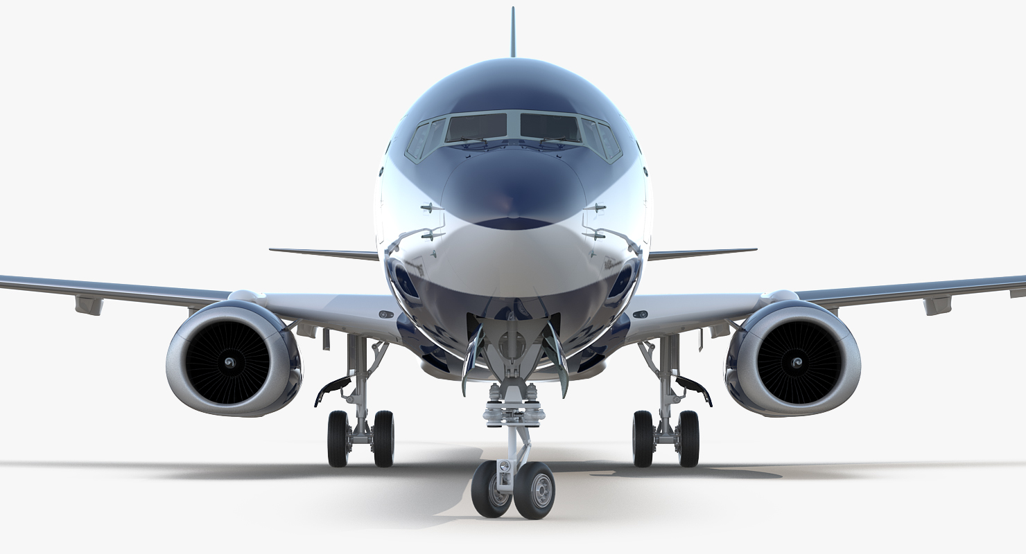 3D Boeing 737 900 ER Generic with Cabin Rigged model