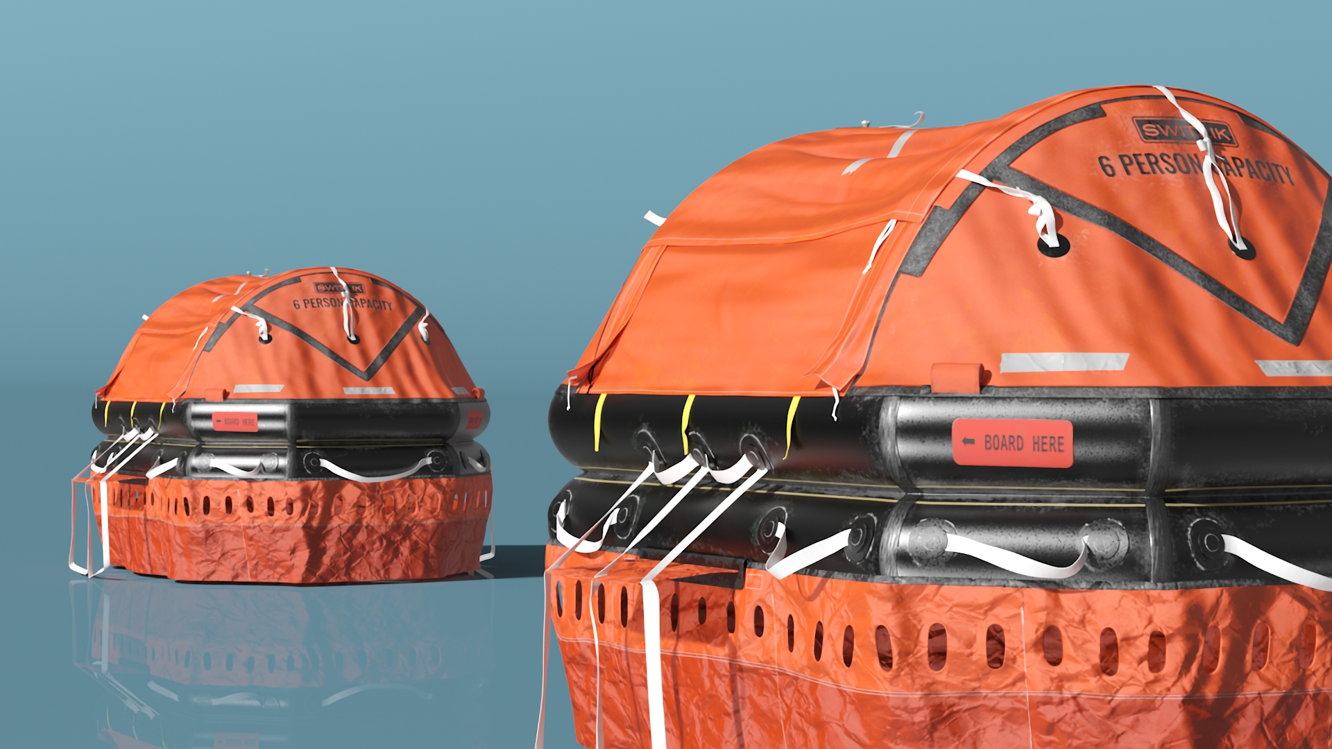 Transoceanic Life Raft 3D