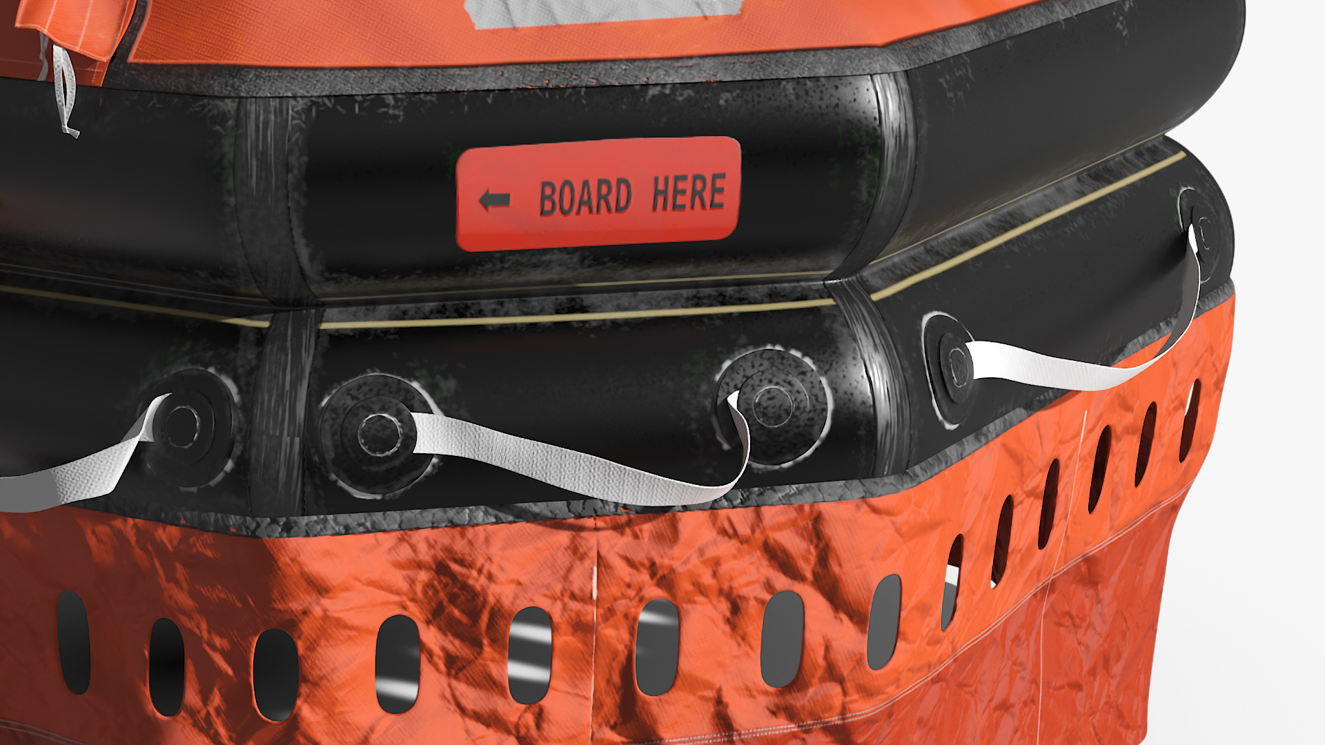 Transoceanic Life Raft 3D