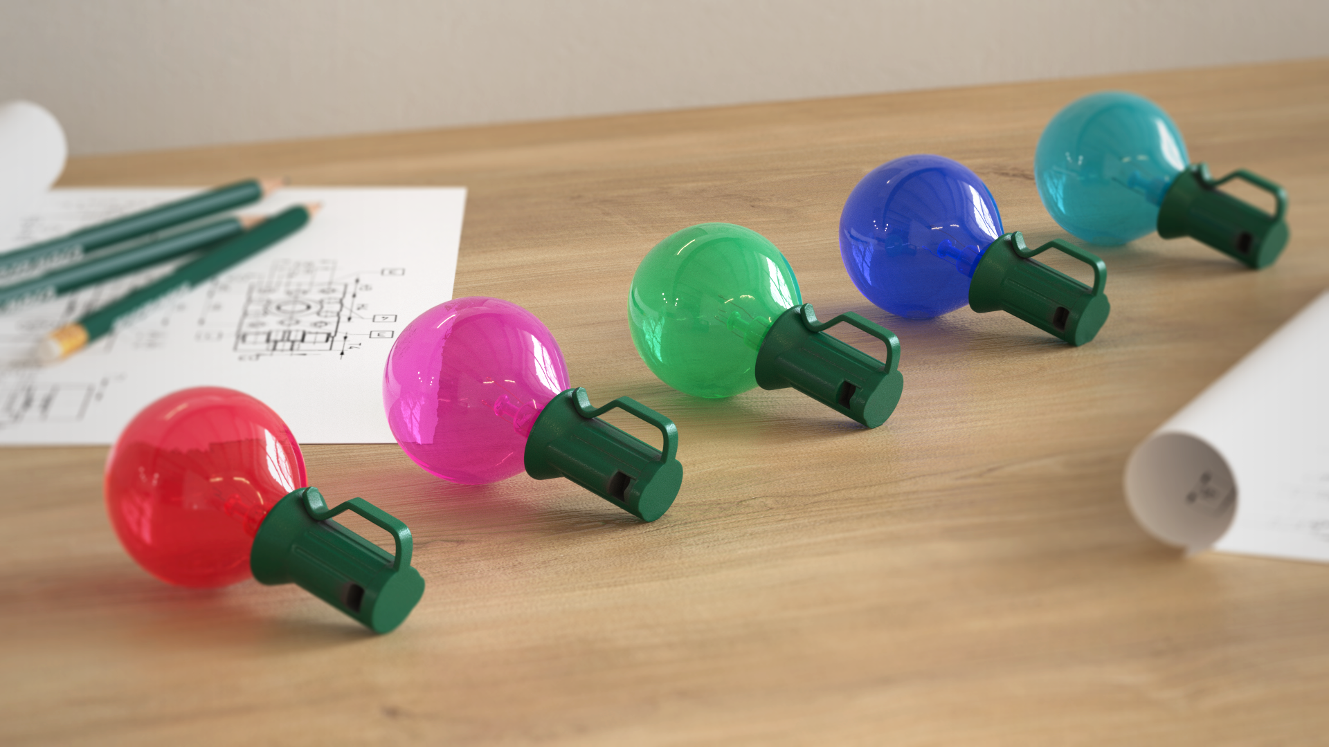 Colorful Outdoor Bulb Lights, view 4