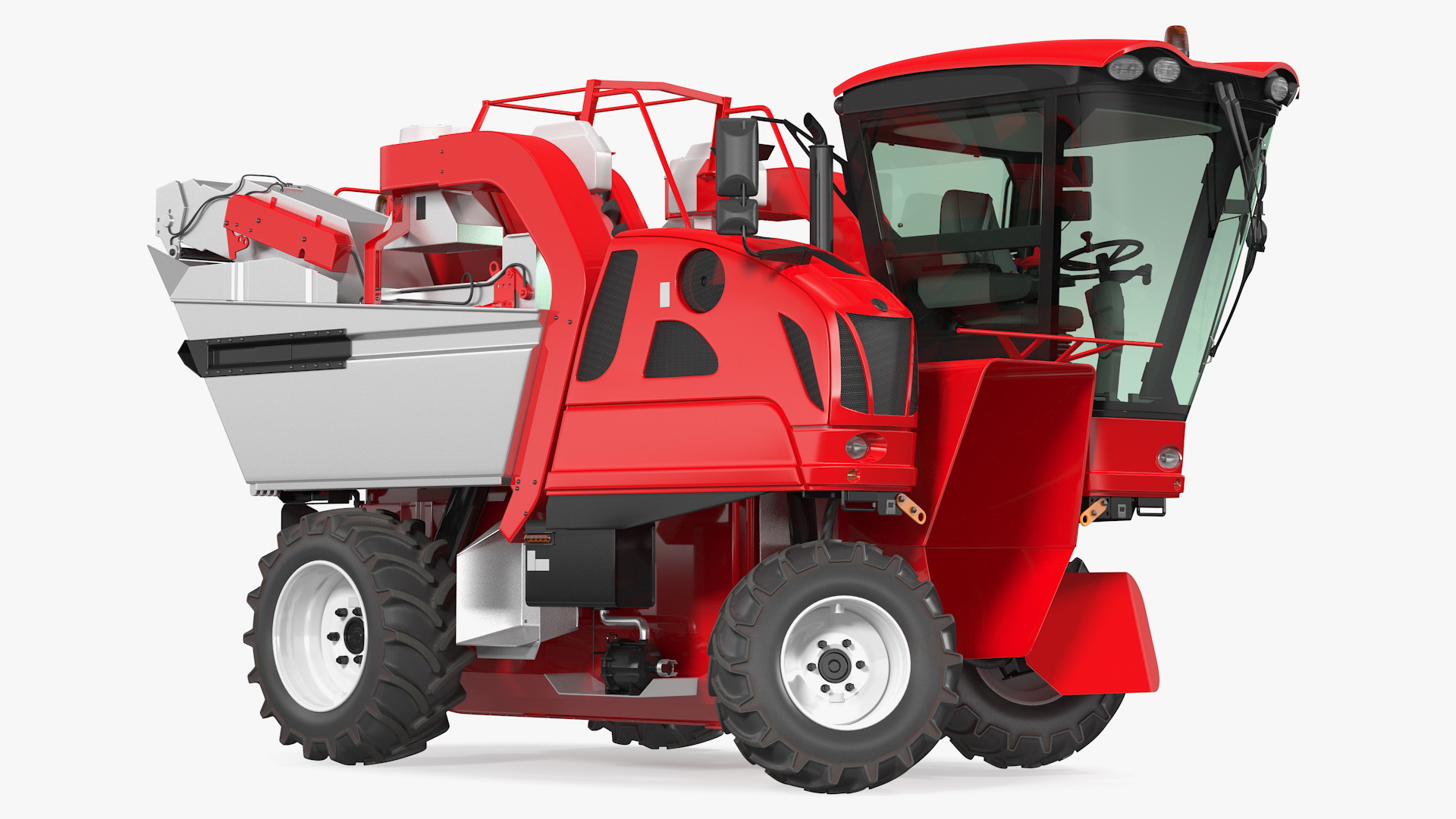 Olive Harvester Rigged 3D