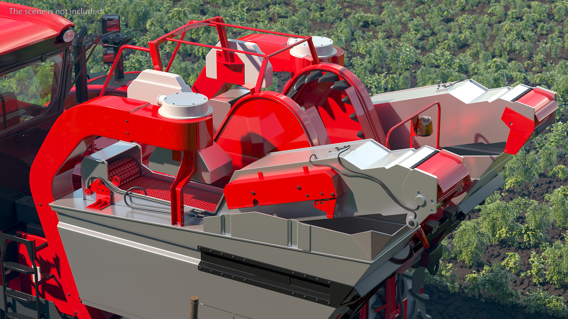 Olive Harvester Rigged 3D