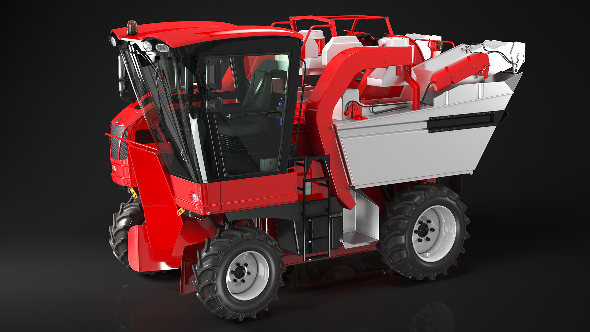 Olive Harvester Rigged 3D